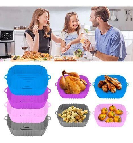 Bandeja Anti Adherente Silicona Air Fryer 20cm Fre-6