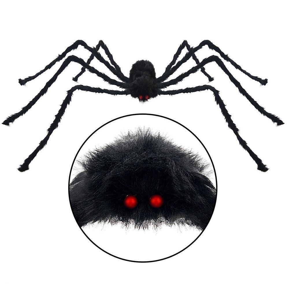 Araña Grande Decoracion Fiesta Halloween Pack X3-2