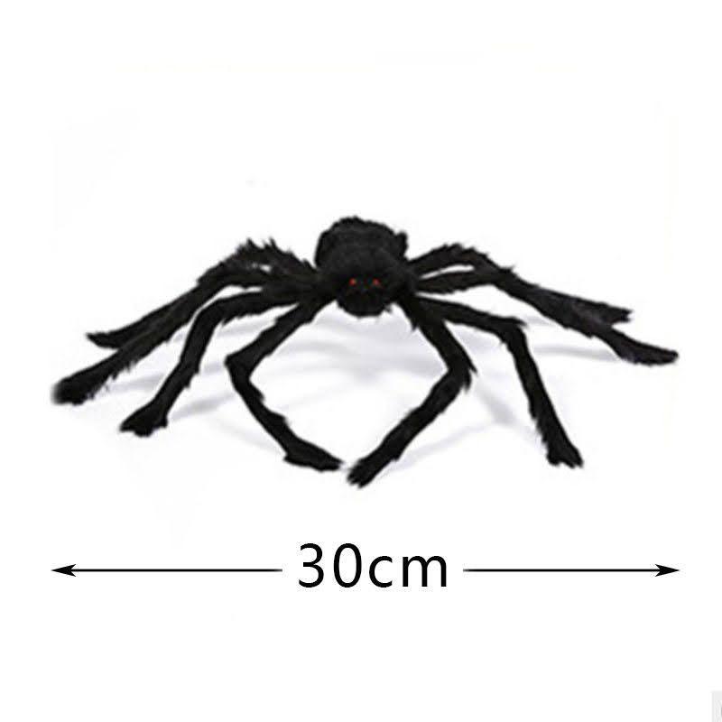 Araña Grande Decoracion Fiesta Halloween Pack X3-6
