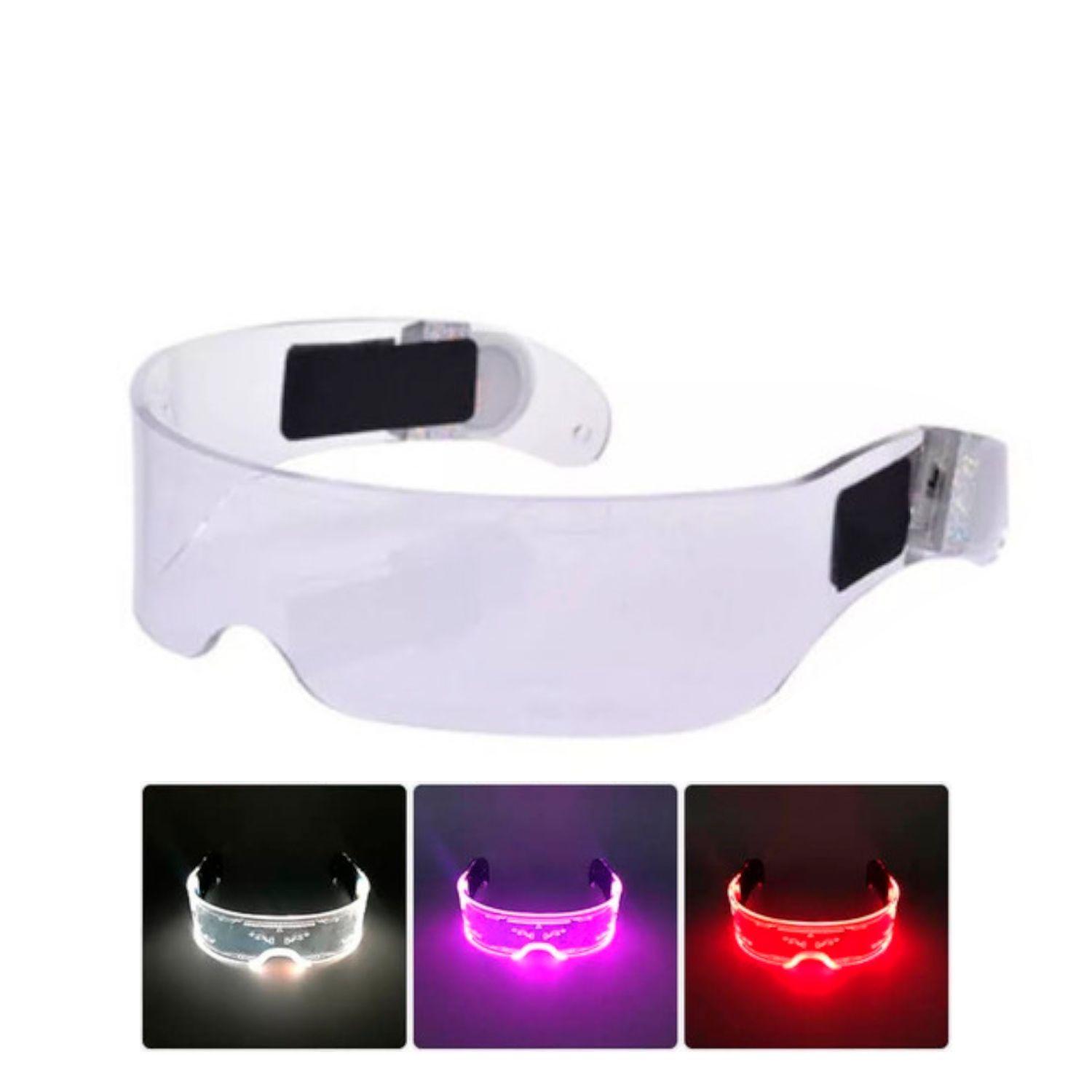 Lentes Para Fiesta Luz Led Cosplay Gafas Luminosa -7