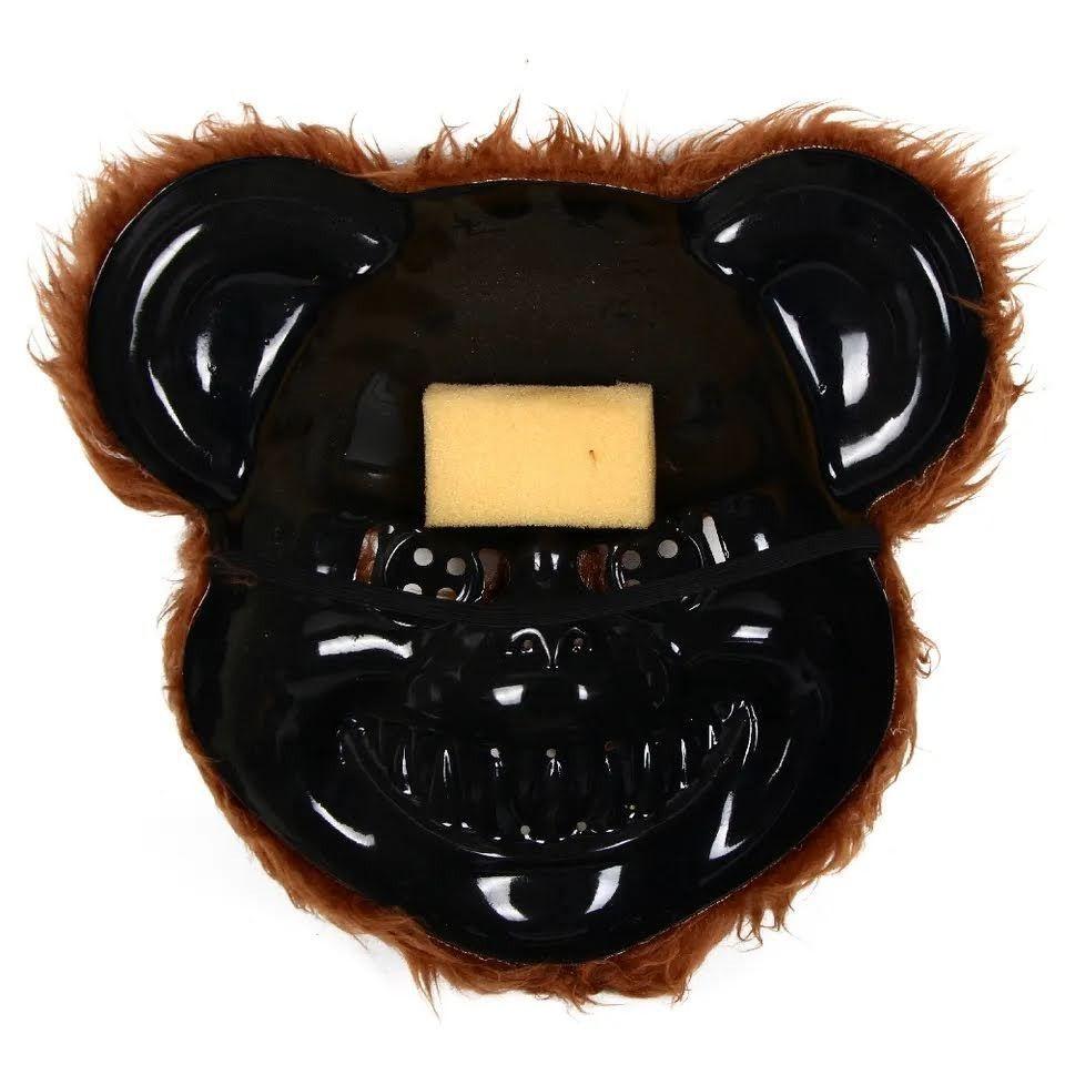 Mascara Oso Cosplay Halloween Oso Terror Fiesta Negro-4