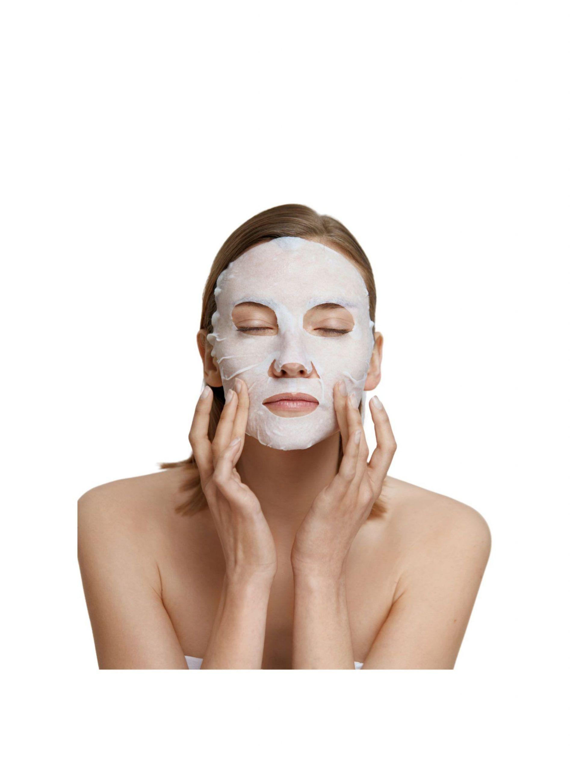 Pack 10 Mascarillas Faciales Aclarante Ácido Hialurónico y Vitaminas-2