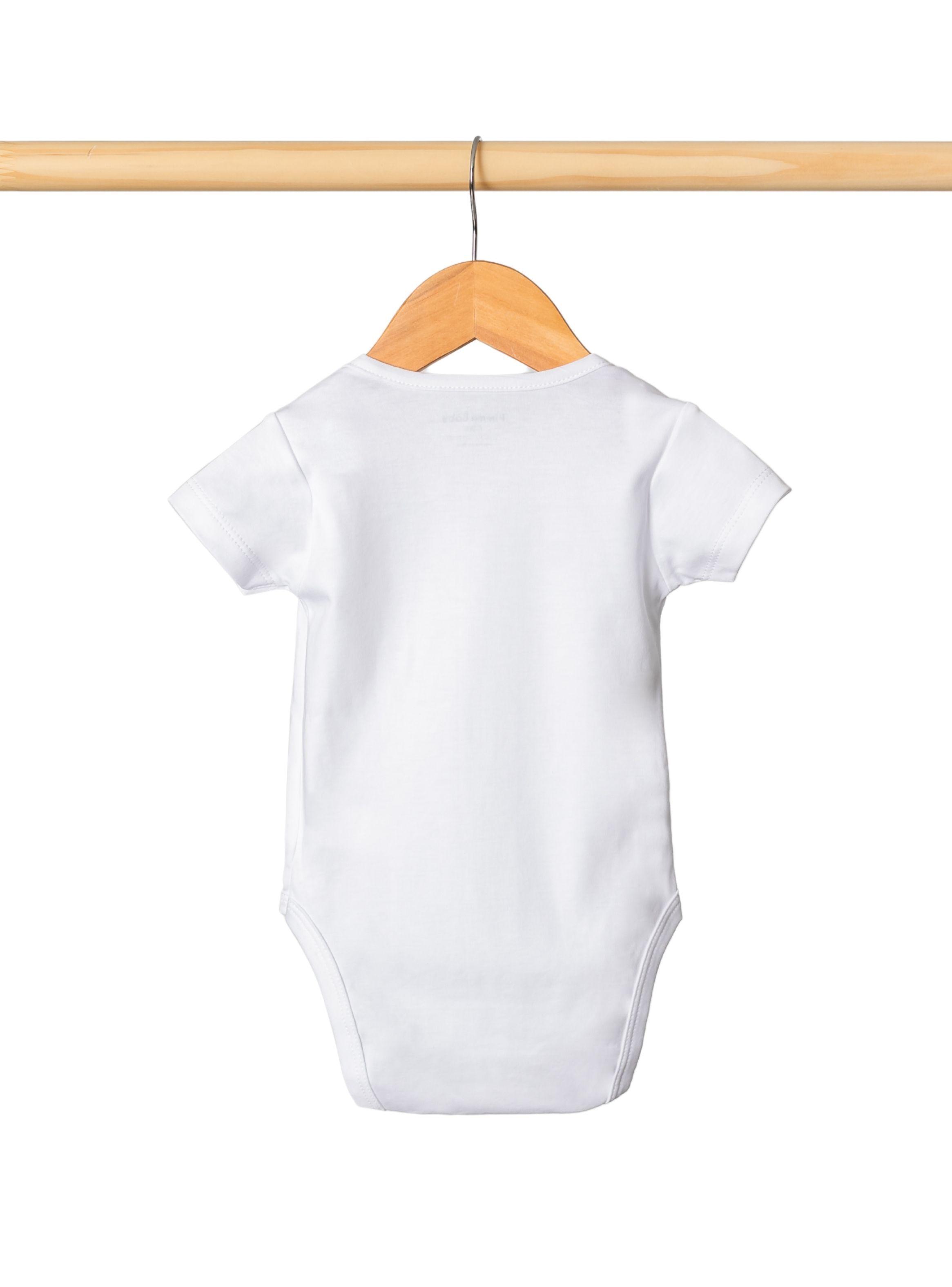 Pack 2 Bodys Manga Corta Bebés Unisex Algodón Pima Peruano-2
