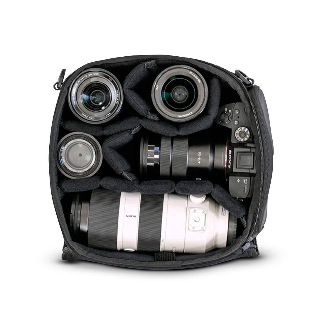 Bolso Para Lentes Fotográficos Camera Cube Profesional-2