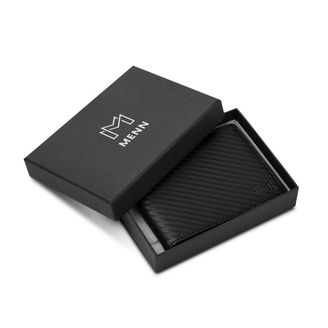 Billetera De Cuero Hombre Bloqueo Rfid Anti Robo Y Tarjetero-0