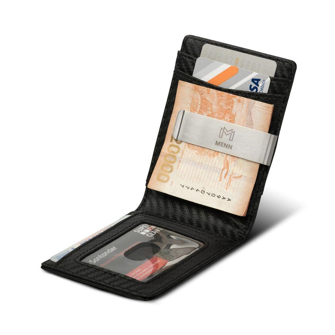 Billetera De Cuero Hombre Bloqueo Rfid Anti Robo Y Tarjetero-2