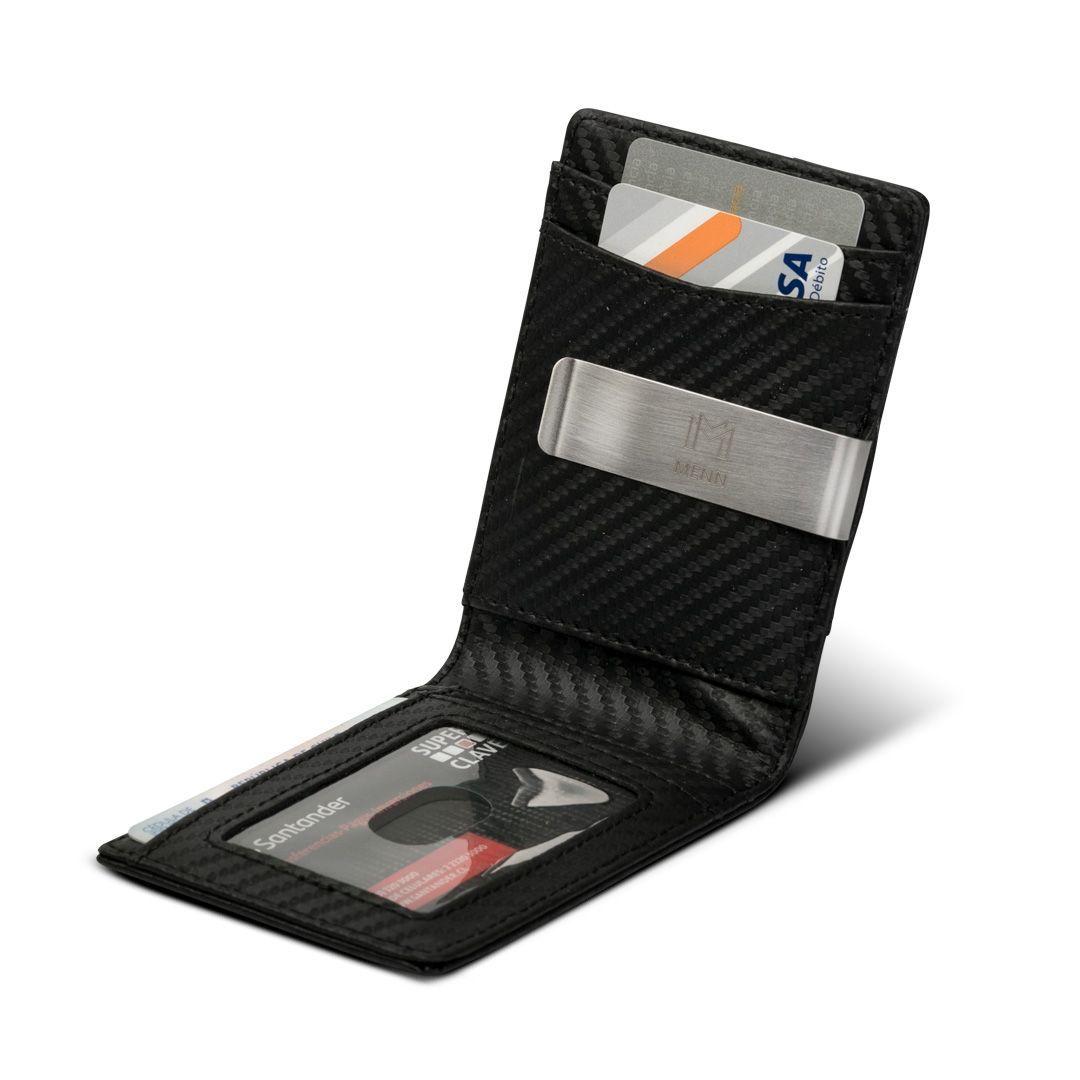 Billetera De Cuero Hombre Bloqueo Rfid Anti Robo Y Tarjetero-4