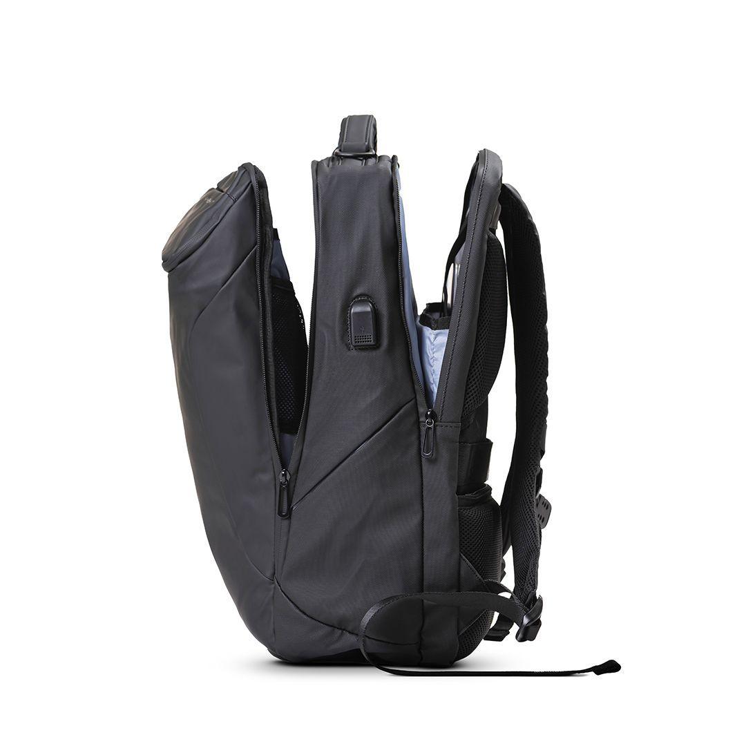 Mochila Amplia Impermeable Antirrobo Con Puerto Usb Notebook-3
