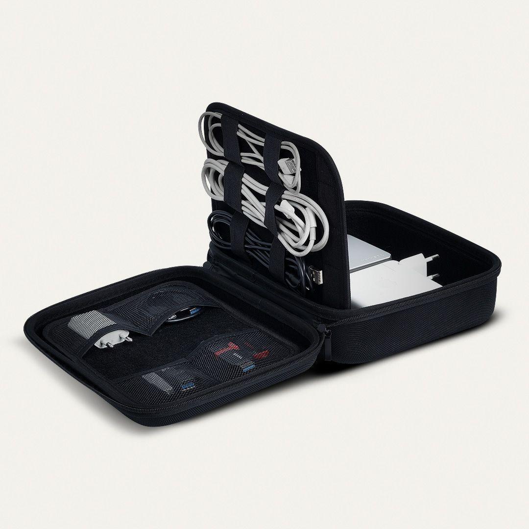 Bolso Organizador Para Cables Usb Case Rigido Protector-5
