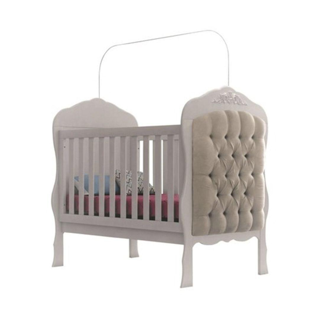 Cuna Realeza Capitoné Beige-0