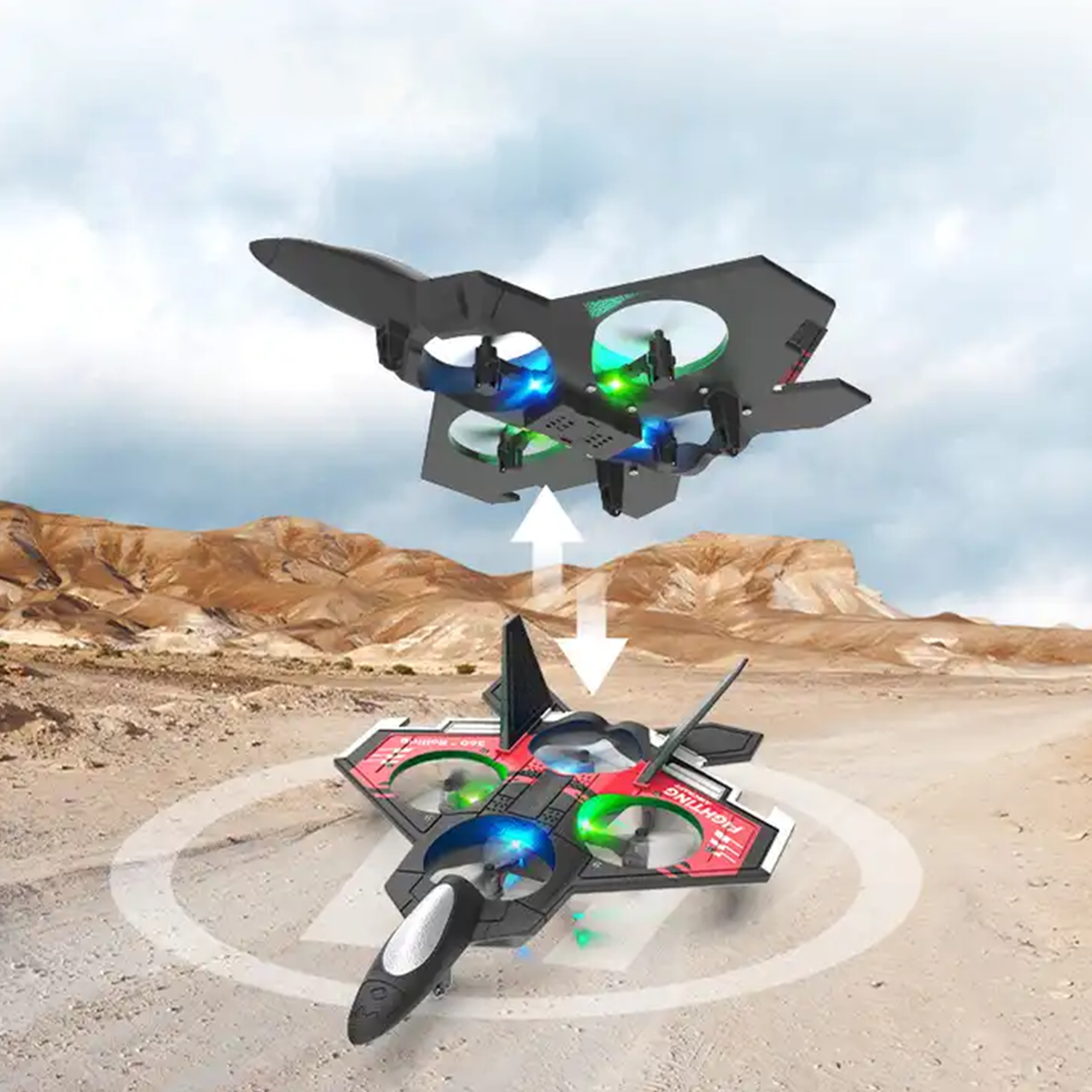 Avion Juguete a Control Remoto Rojo-3