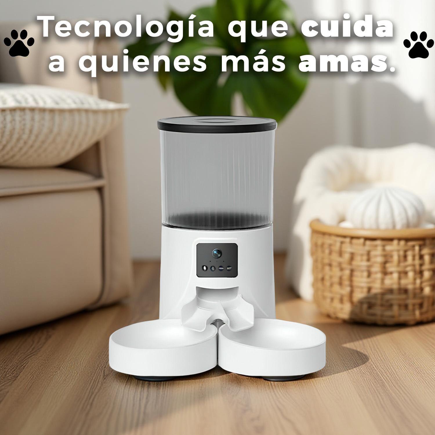 Dispensador Automatico Comida Mascotas 4 lts. Camara Wifi-3