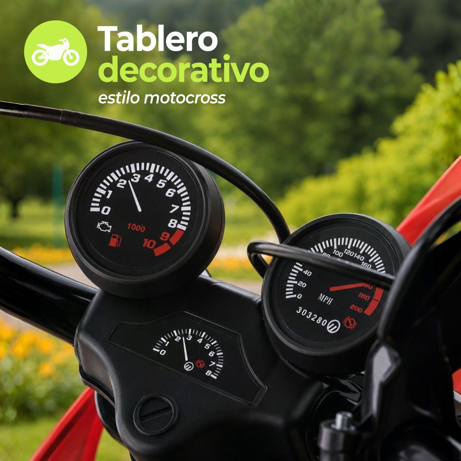 Bicicleta Infantil Aro 16 Motocross Deportiva Roja-4