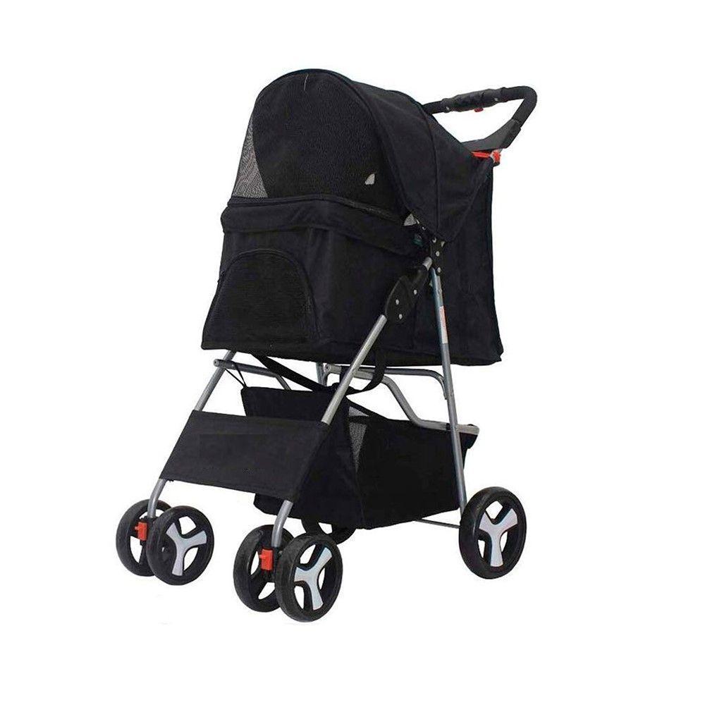 Coche Paseo Mascota Plegable Portatil 4 Ruedas-3