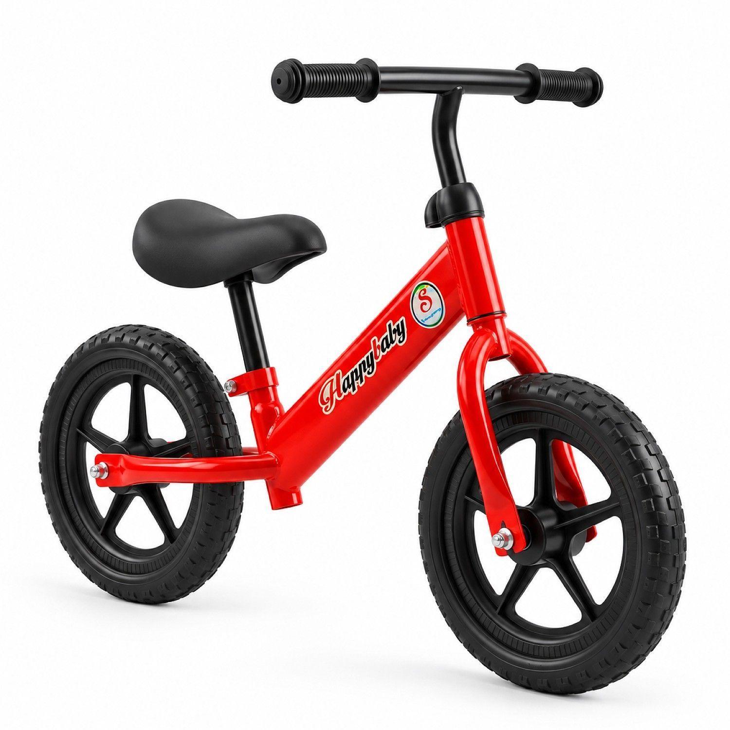 Bicicleta de Equilibrio Infantil Coordinación Roja Happy Baby-0