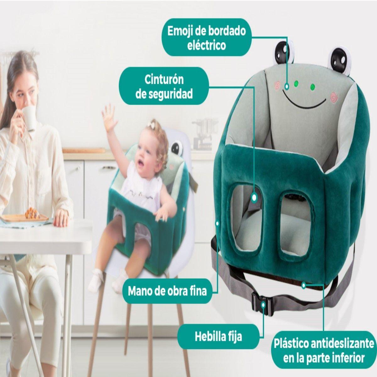 Asiento Bebé Cuadrado Cojín De Seguridad Y Apoyo Ranita-7