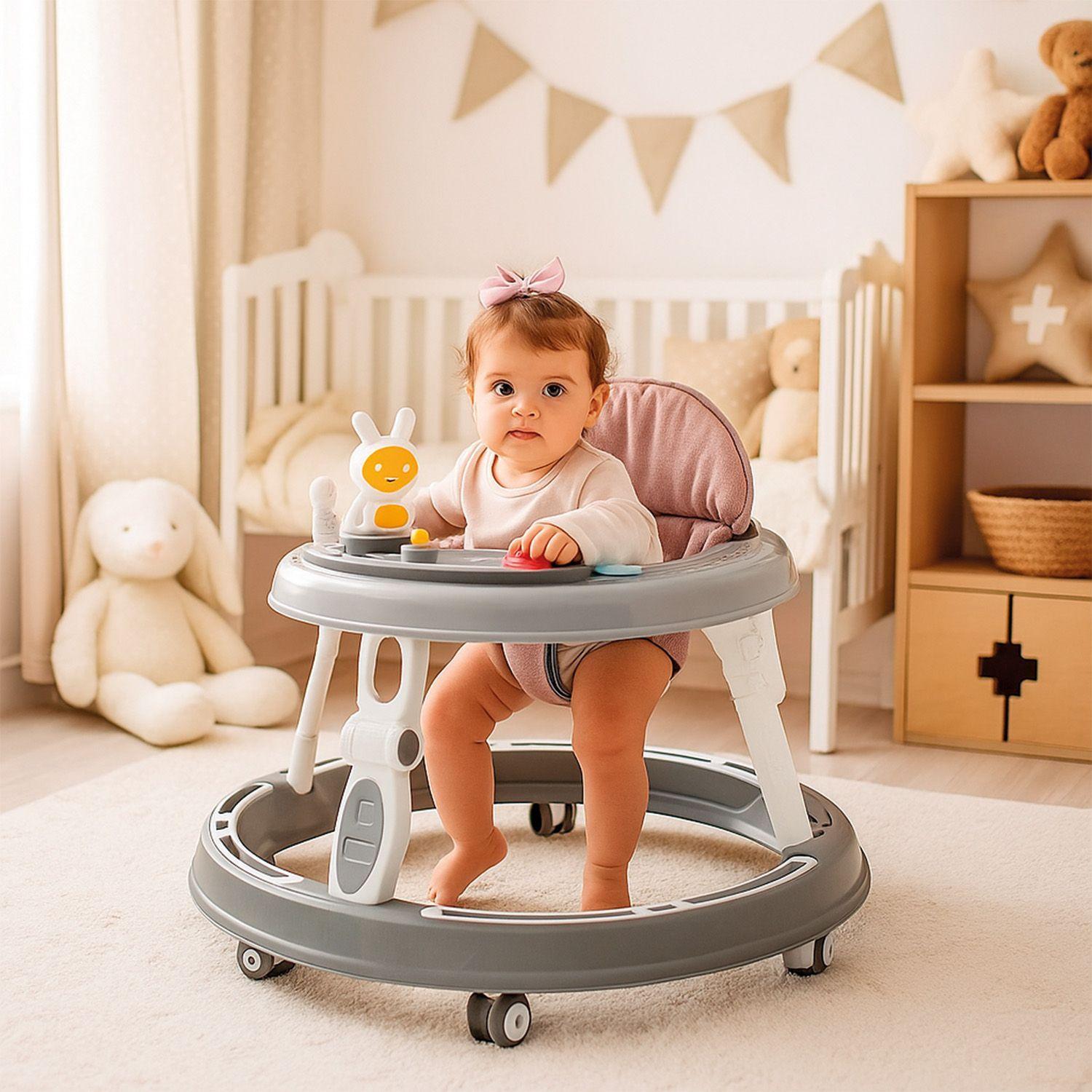Andador Caminadora Bebe Plegable Astronauta Con Sonido-5