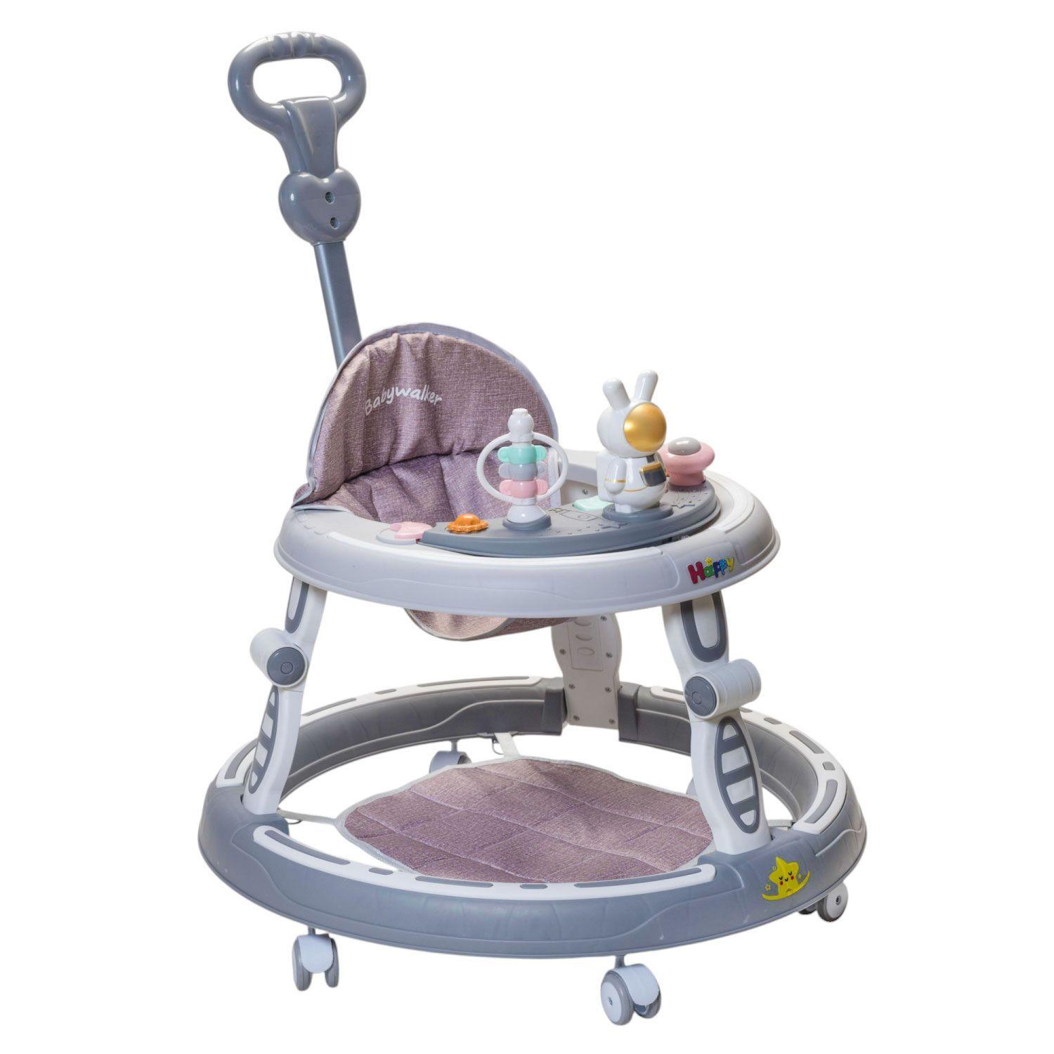 Andador Caminadora Bebe Plegable Astronauta Con Sonido-0