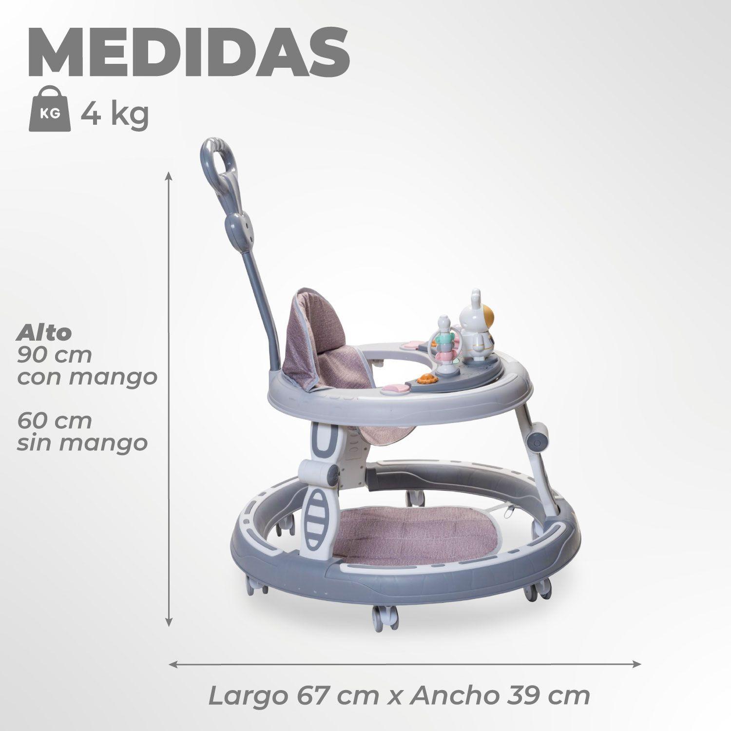 Andador Caminadora Bebe Plegable Astronauta Con Sonido-2