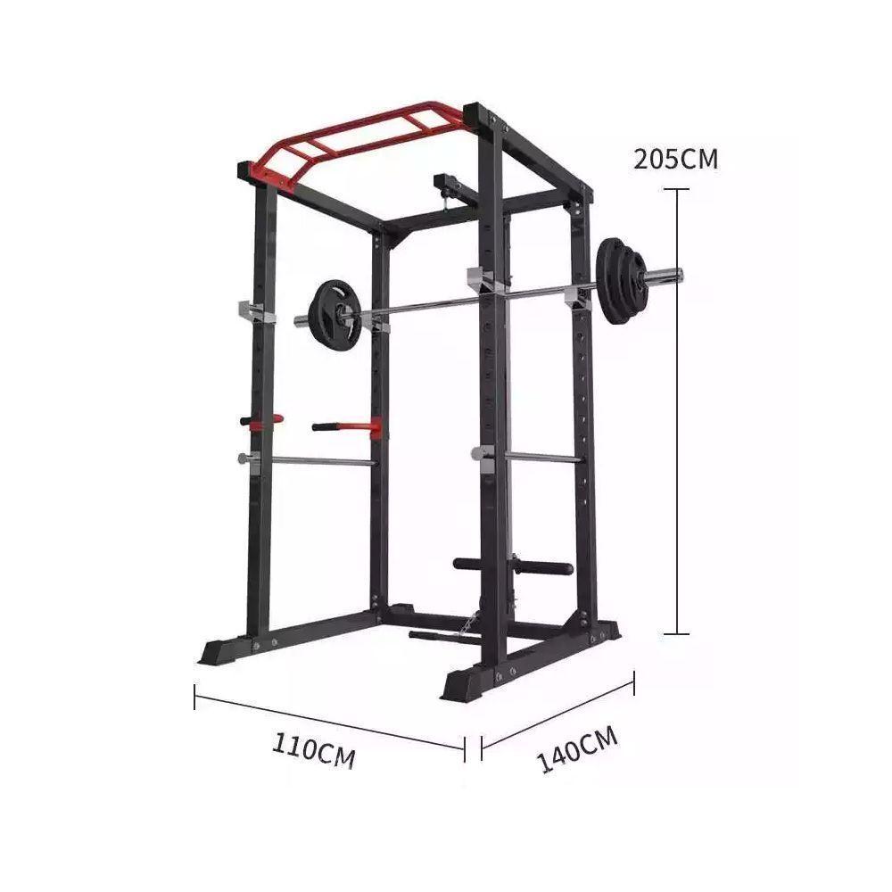 Jaula Multifuncional Power Rack R300 Gym Con Poleas-5