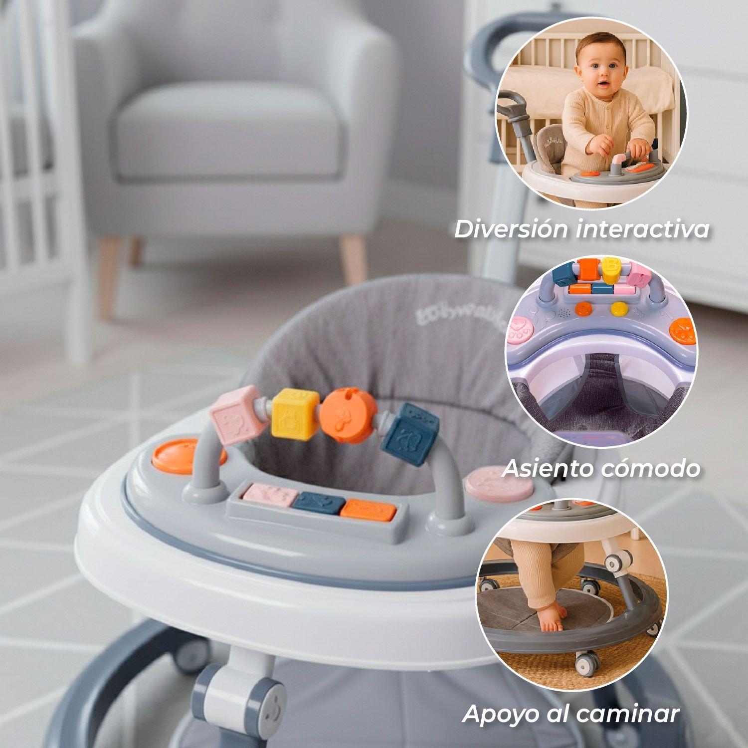 Andador Caminadora Bebe Plegable Folding Circle Con Sonido-3