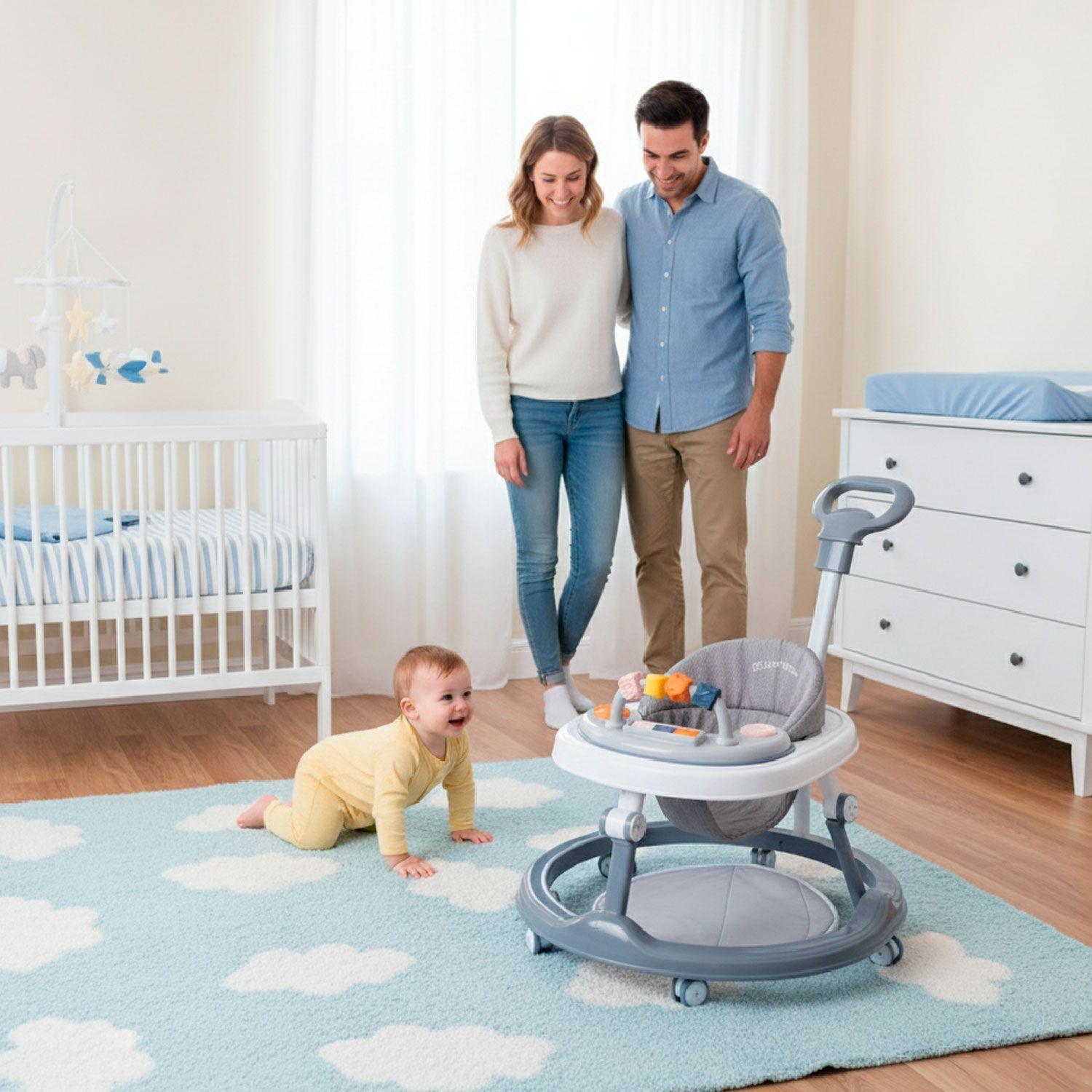 Andador Caminadora Bebe Plegable Folding Circle Con Sonido-4