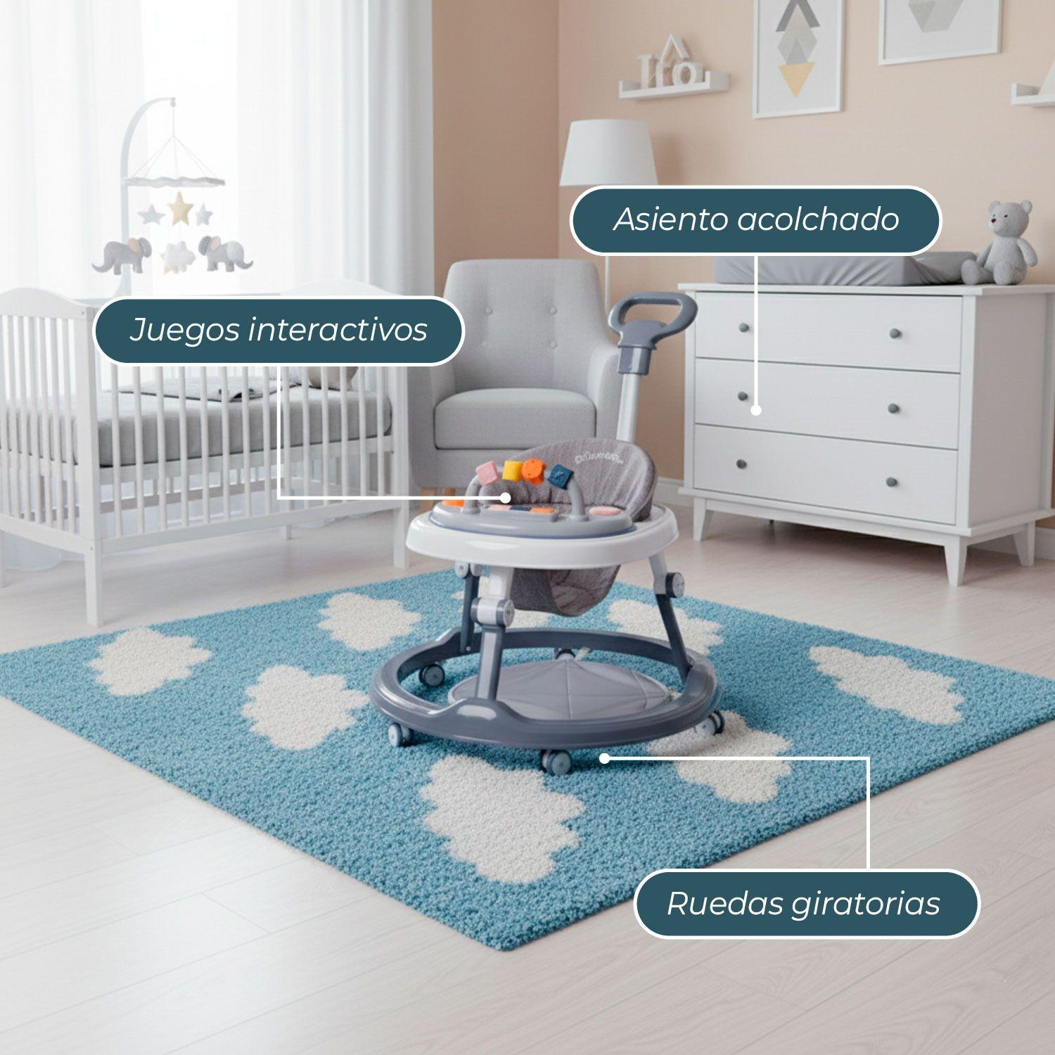 Andador Caminadora Bebe Plegable Folding Circle Con Sonido-5