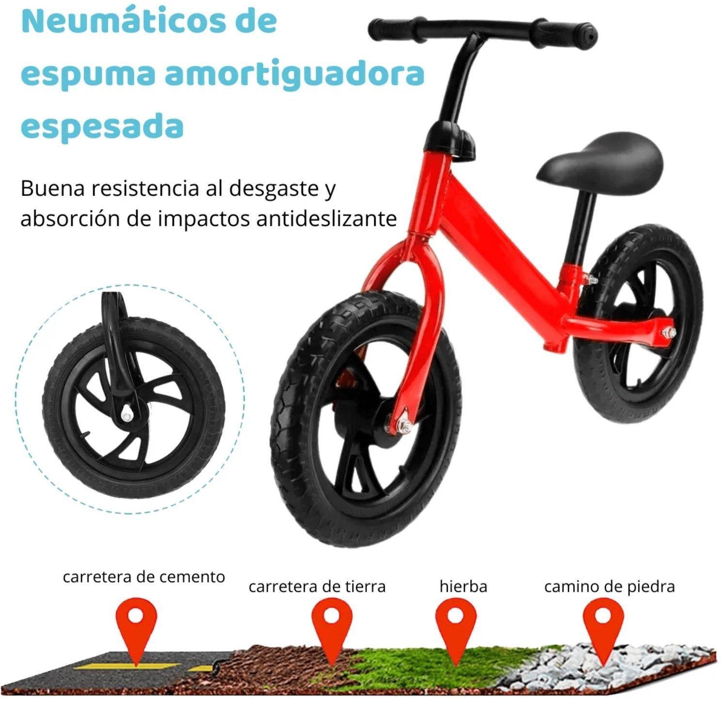 Bicicleta de Entrenamiento y Aprendizaje Roja-3