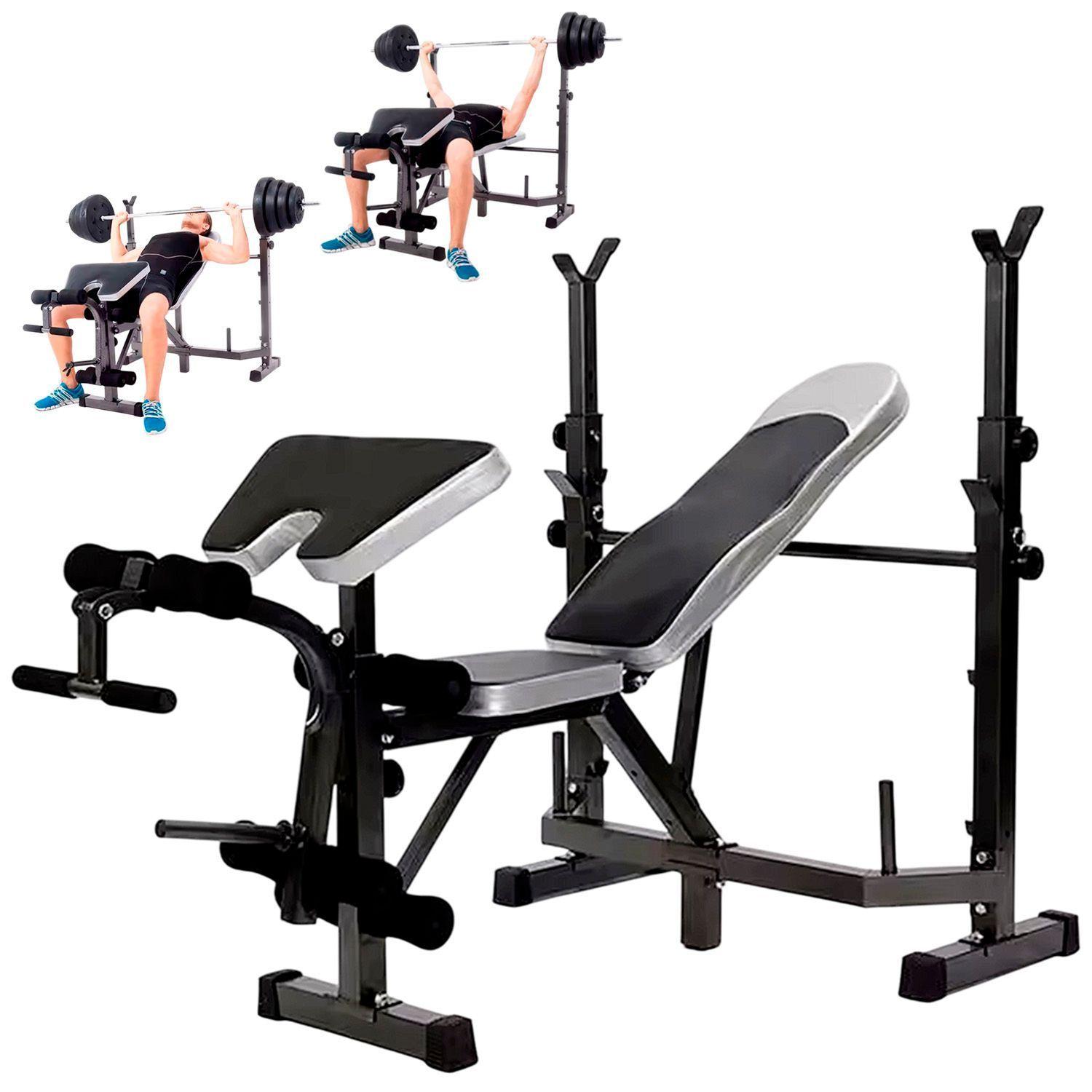 Press Banca Abdominal inclinable  y declinable + Banco Scott-2