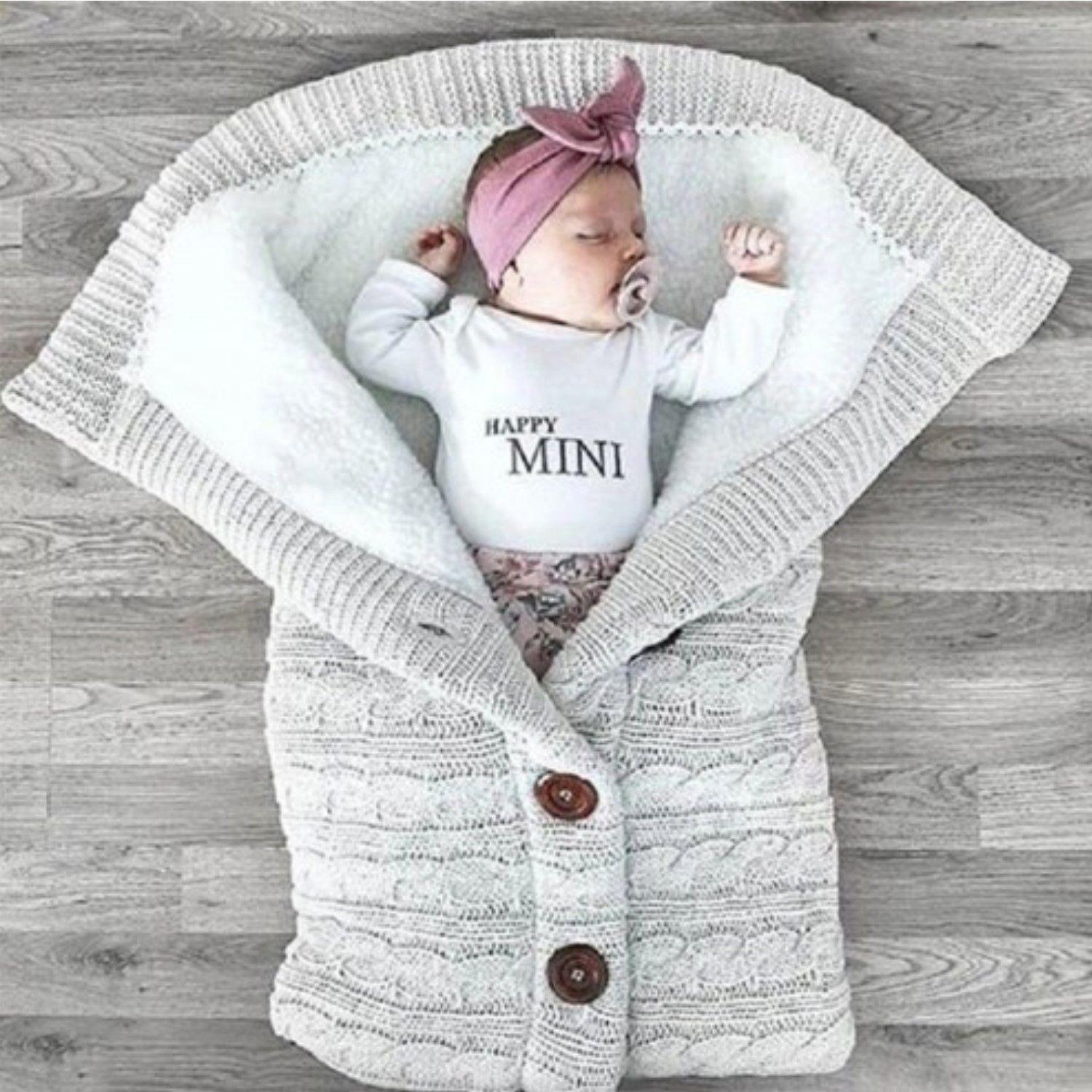 Saco De Dormir Manta para Bebe Recién Nacido Ultrasuave-4