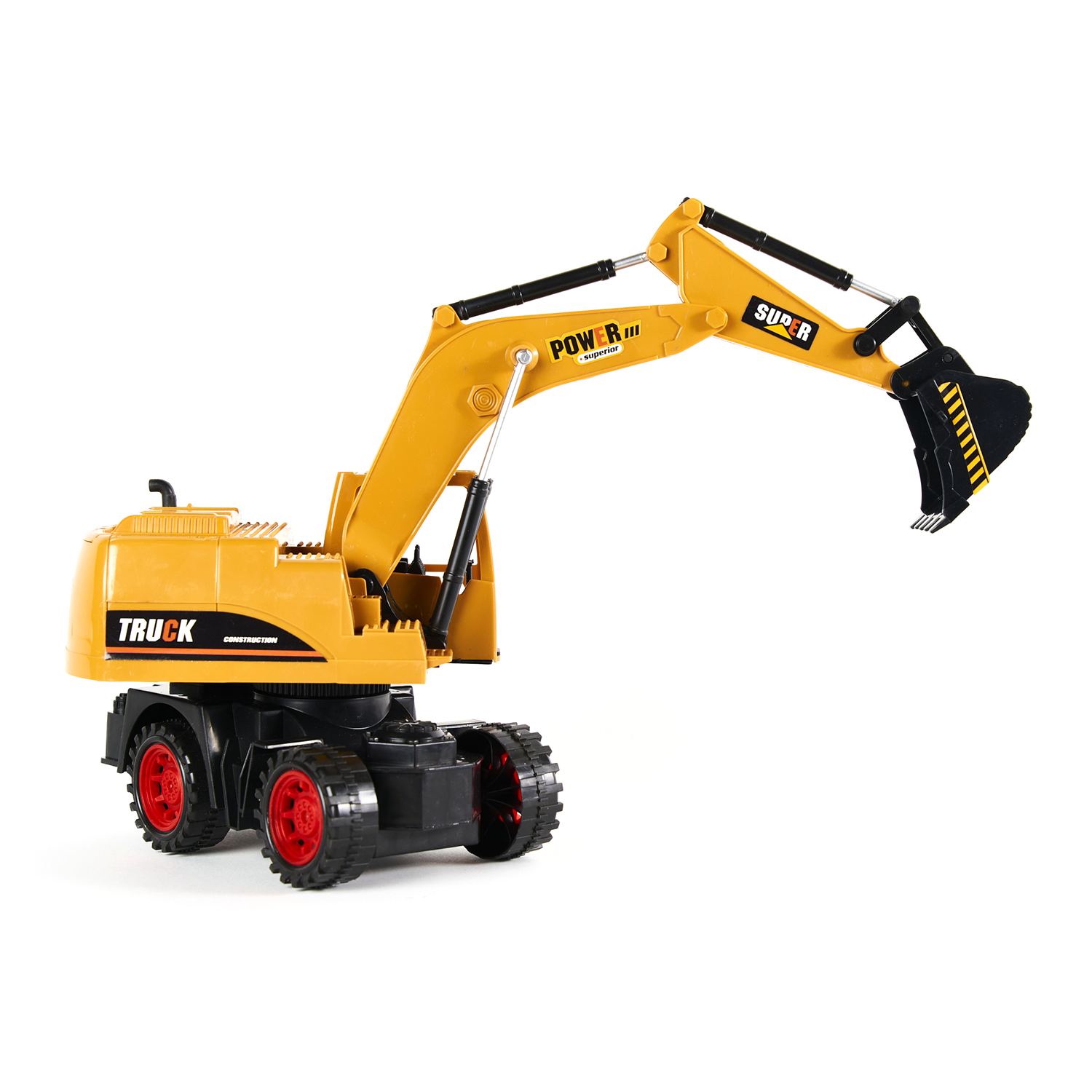 Camión Excavadora con Luces, Sonido y Batería Recargable-3