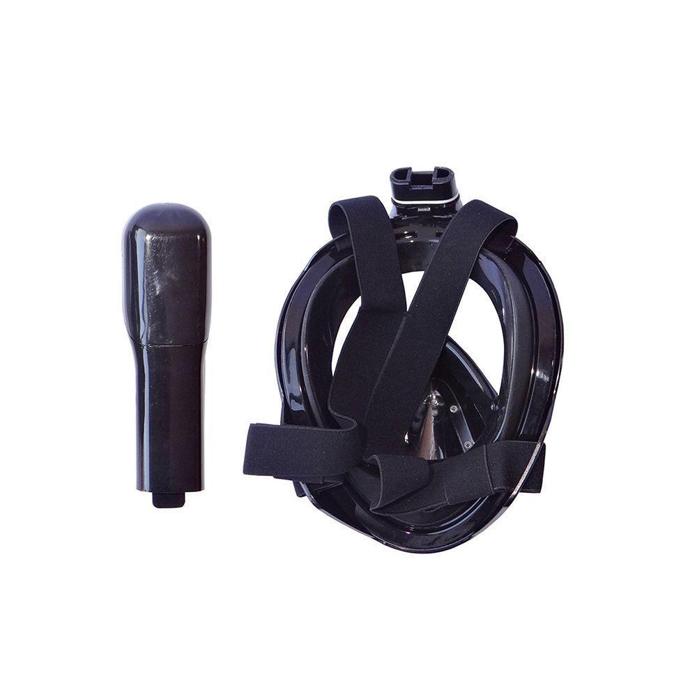 Mascara Snorkel GoPro Fullface Buceo L/XL Negra-1