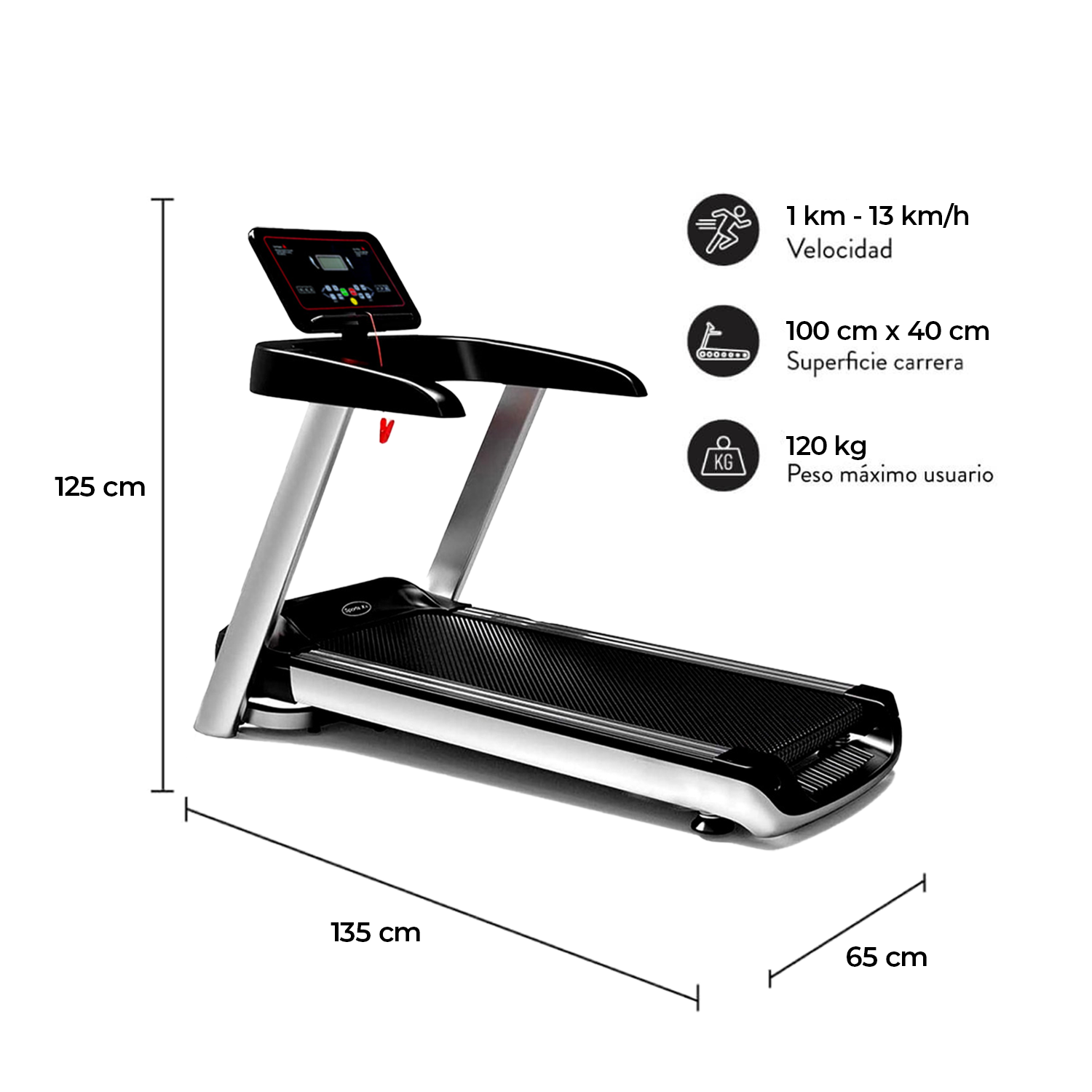 Trotadora Multifuncional A8 + Mancuernas 10 KG -1