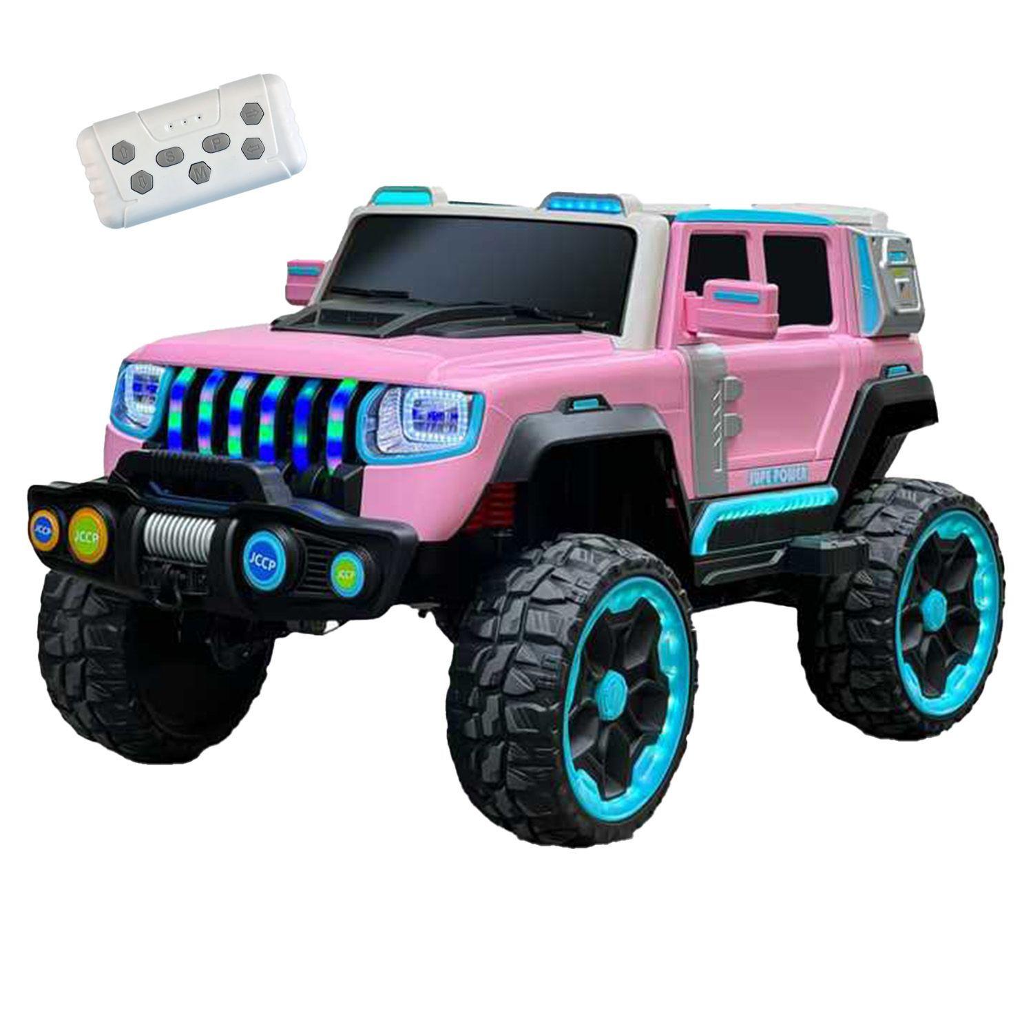 Jeep Eléctrico XXL Con Luces Led Sonido y Control-0