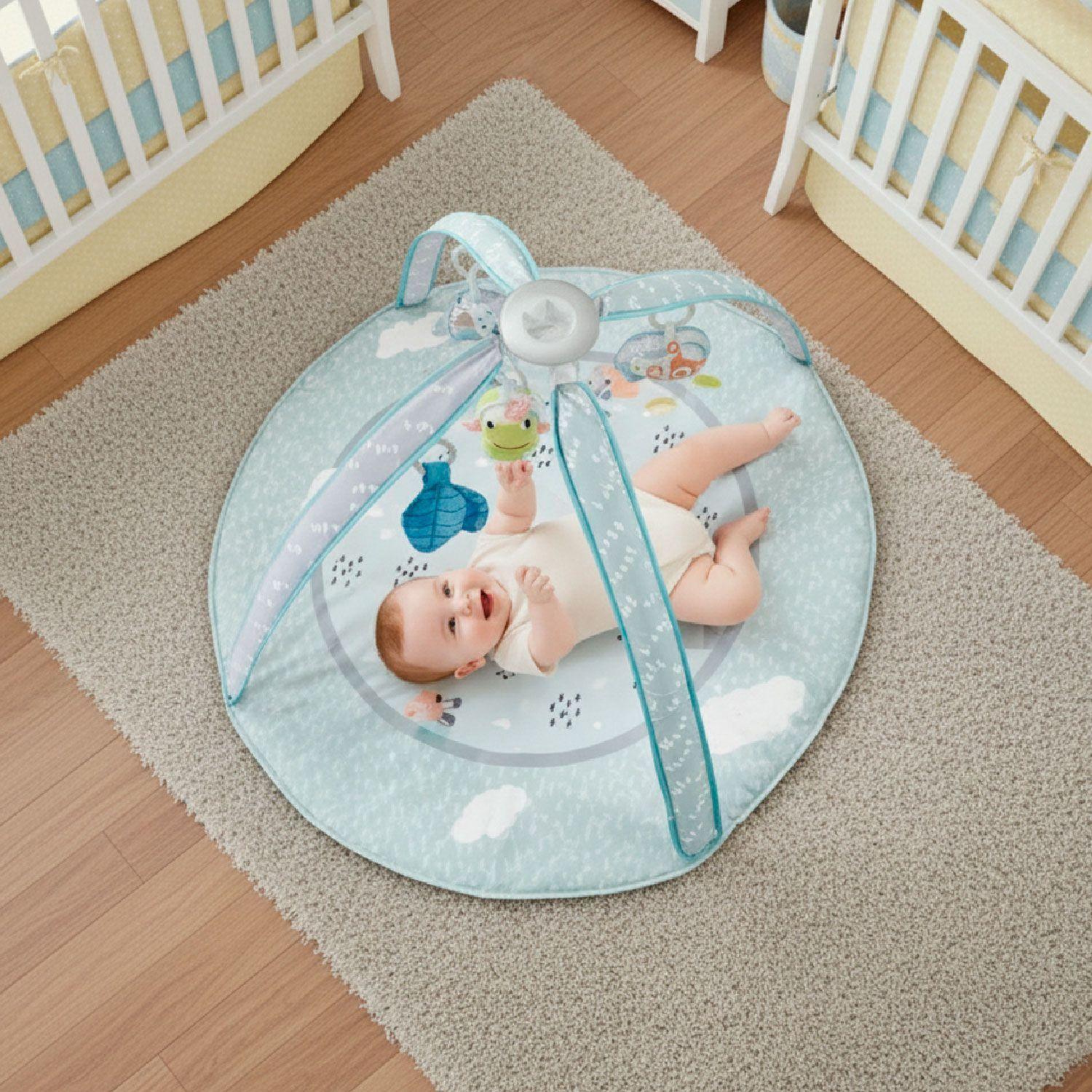 Gimnasio Alfombra Bebe Acolchado Fluffy Baby Centro de Juego-4