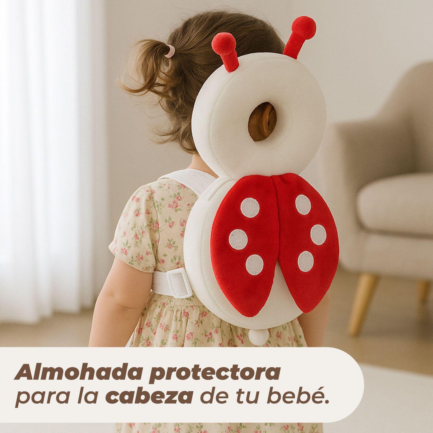 Mochila Protectora Cabeza Bebes Cojin Antigolpes Chinita-2