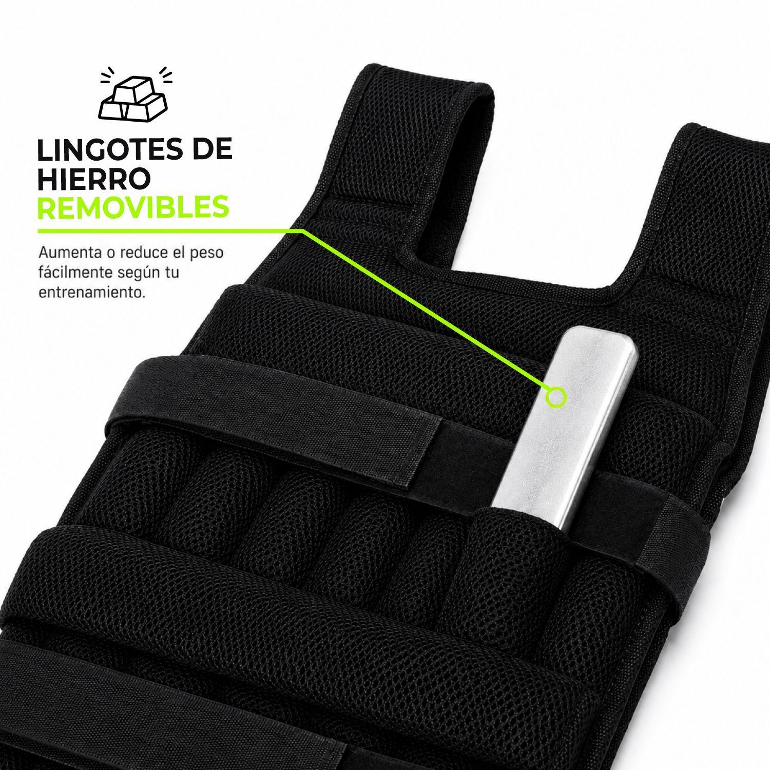 Chaleco Con Peso 10 Kg Lastrado Ajustable Entrenamiento-4