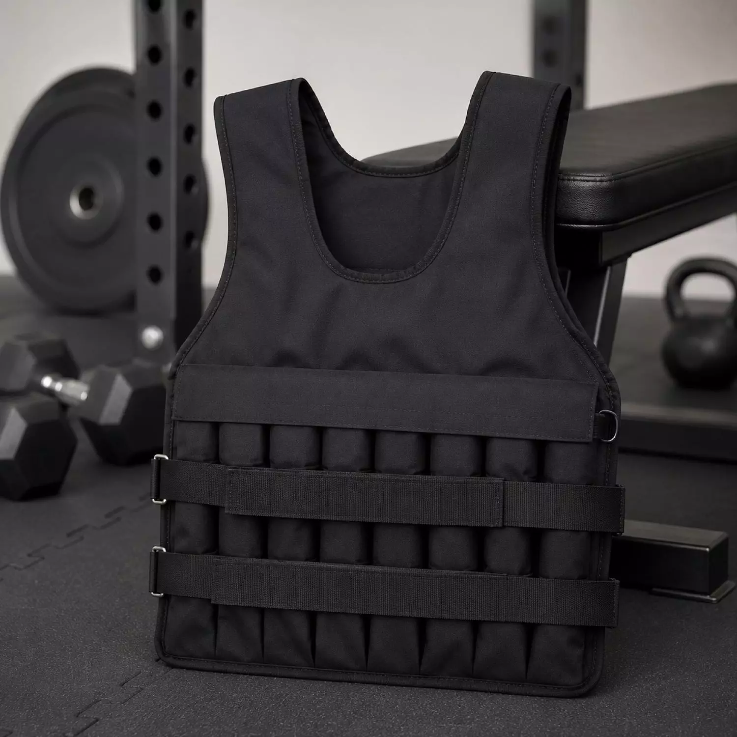 Chaleco Con Peso 10 Kg Lastrado Ajustable Entrenamiento-5