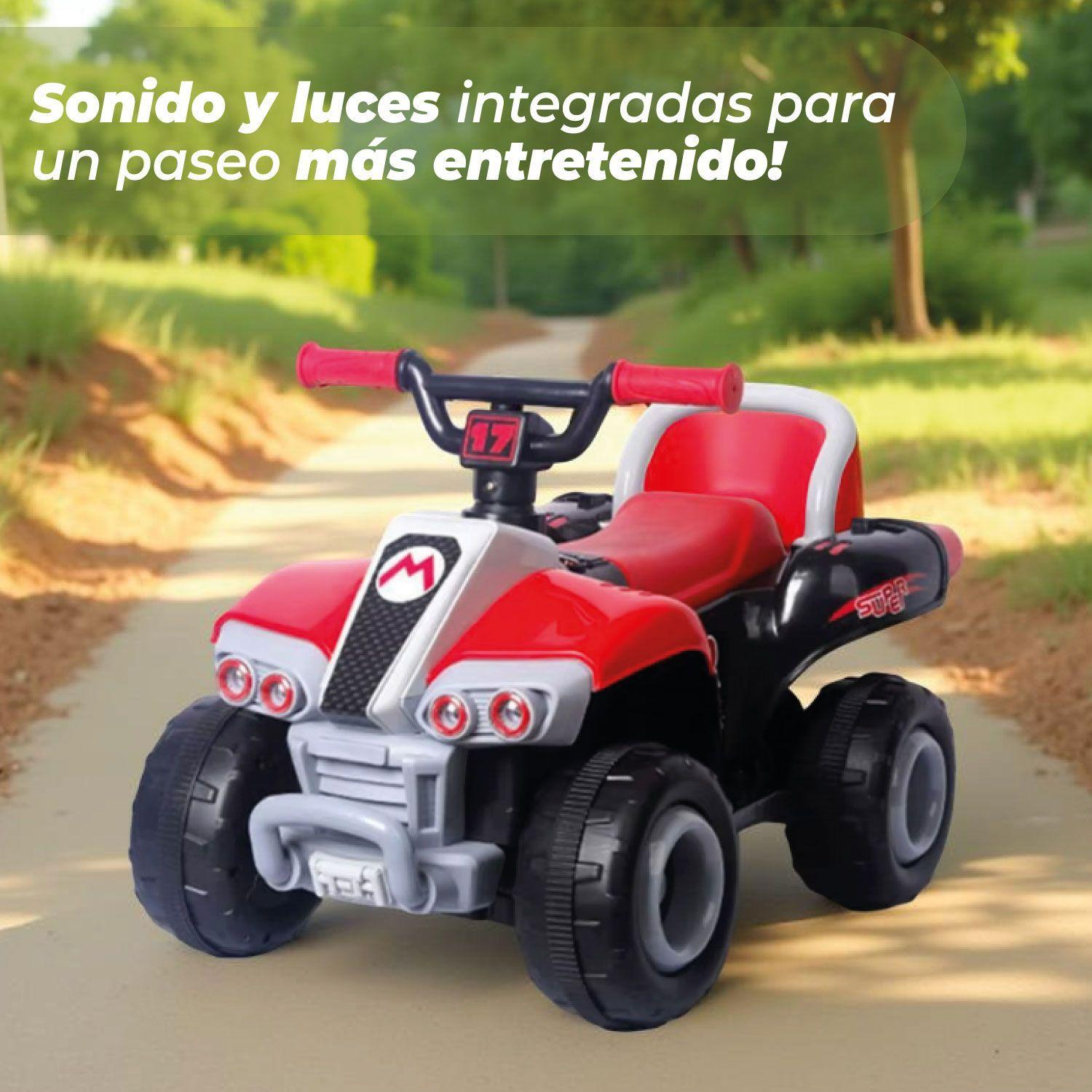 Moto Niños Cuatrimoto Eléctrica Estilo Mario Kart-2