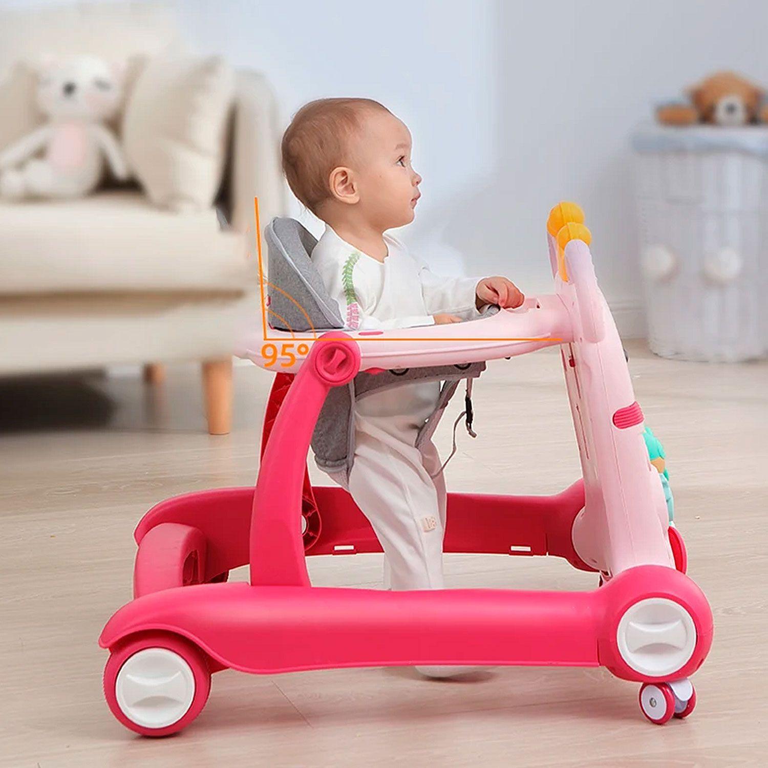 Andador Bebe Caminadora Plegable Antivuelco 360°-2