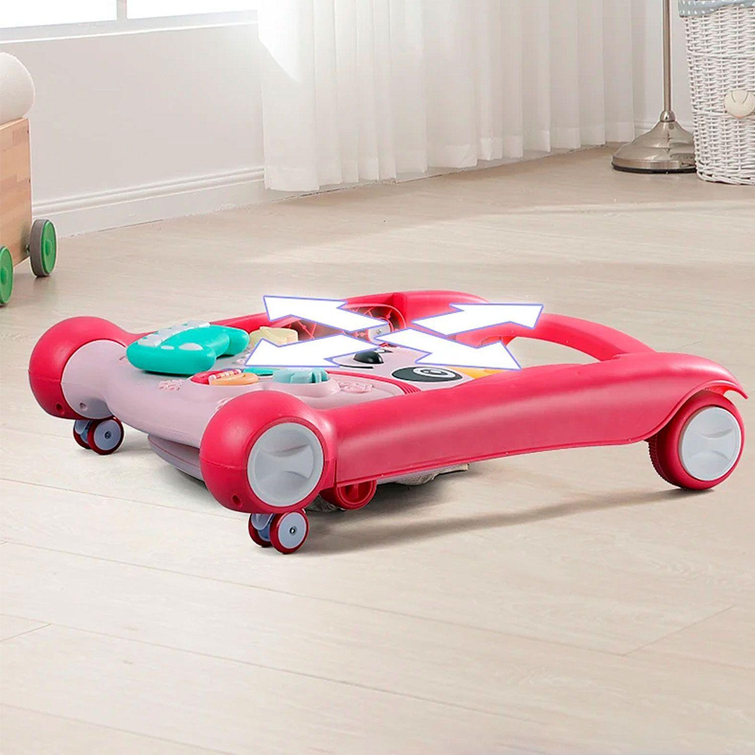 Andador Bebe Caminadora Plegable Antivuelco 360°-7