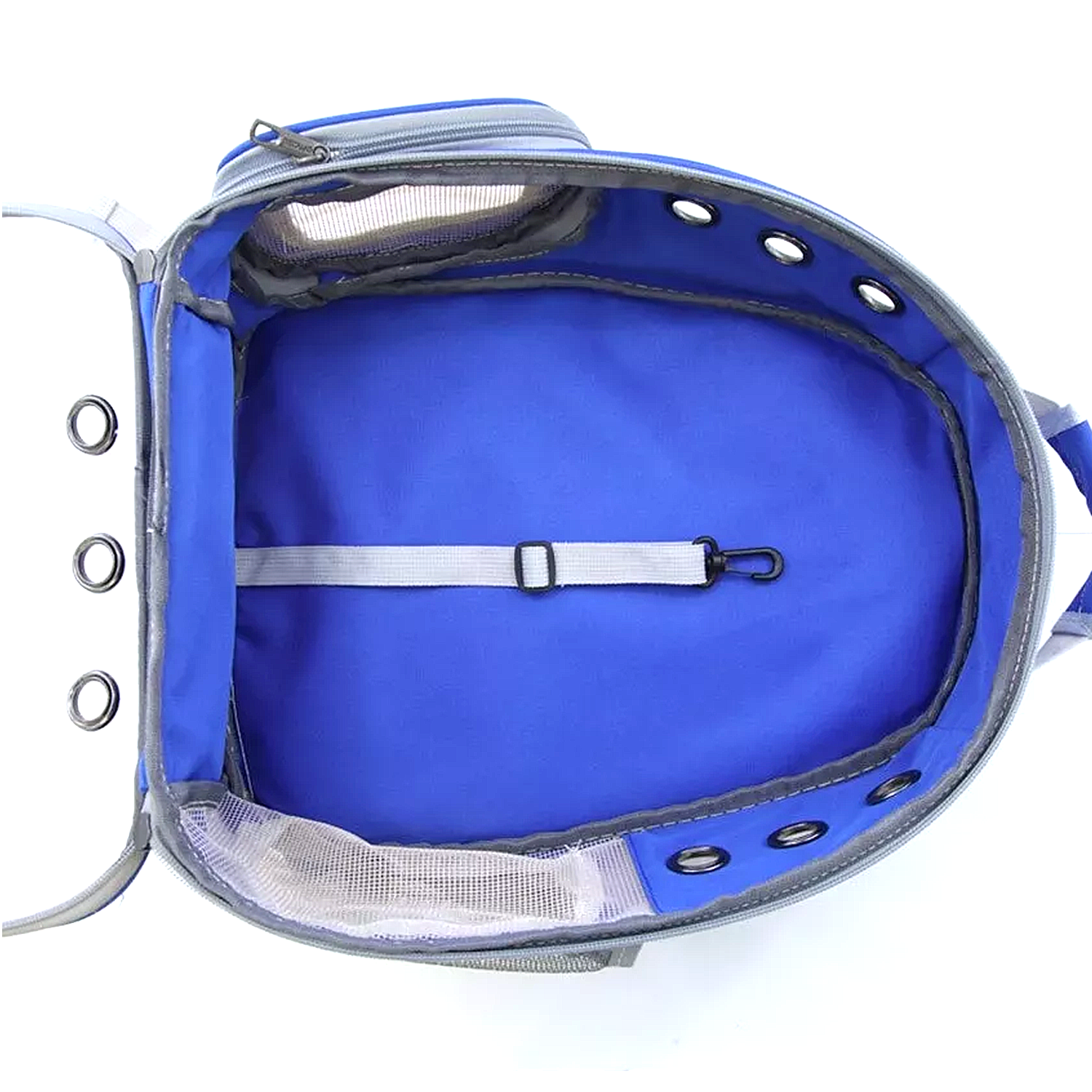 Mochila transportadora Gato Azul-3