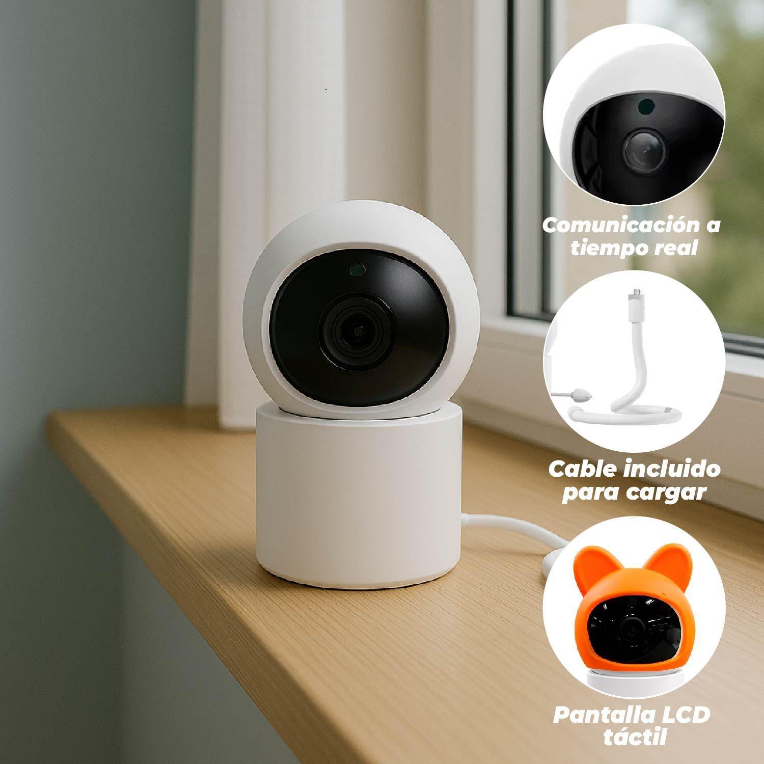 Camara Bebe Vision Nocturna Lcd 4.3"-3