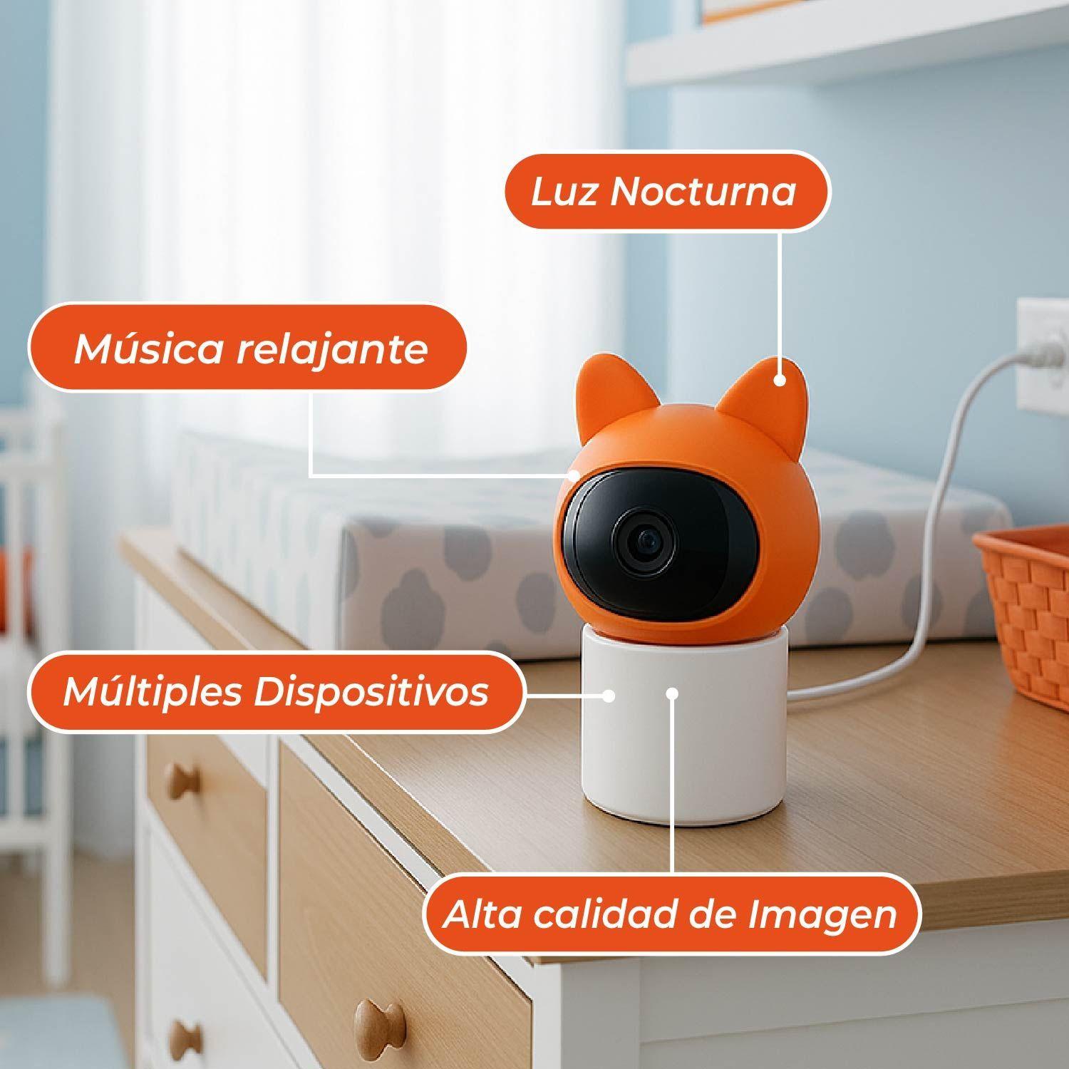 Camara Bebe Vision Nocturna Lcd 4.3"-5