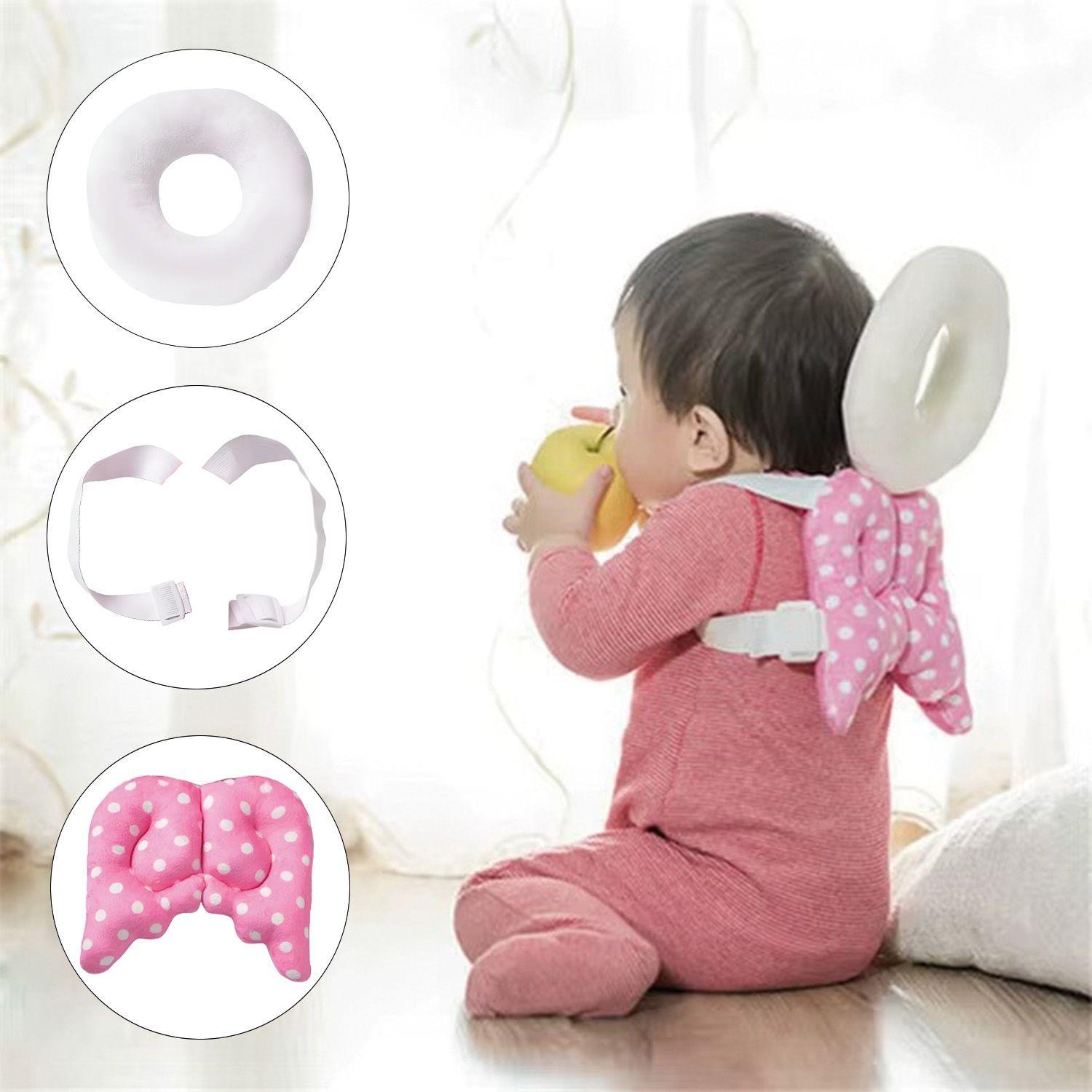 Mochila Protectora Cabeza Bebes Cojin Antigolpes Angelito-4