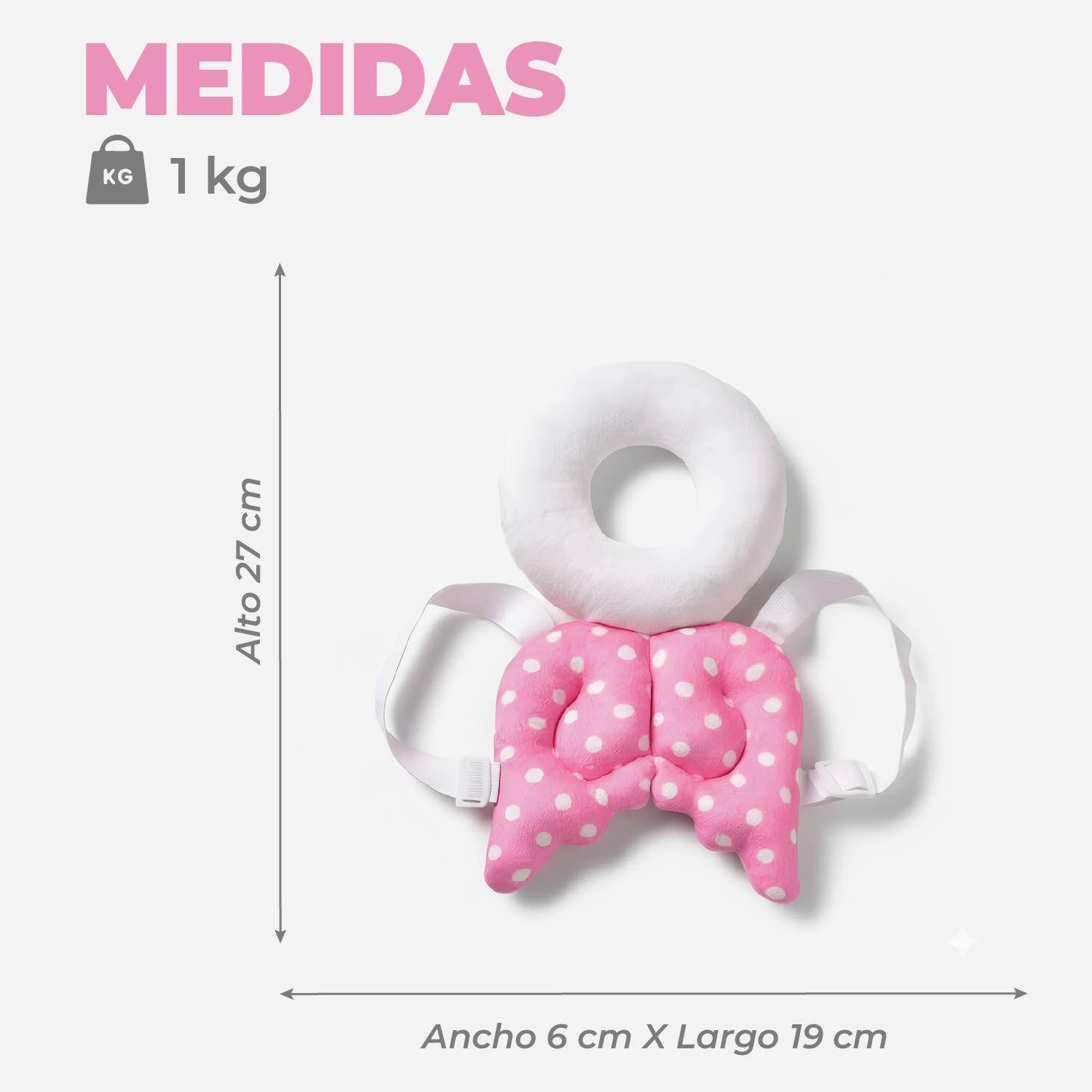 Mochila Protectora Cabeza Bebes Cojin Antigolpes Angelito-2