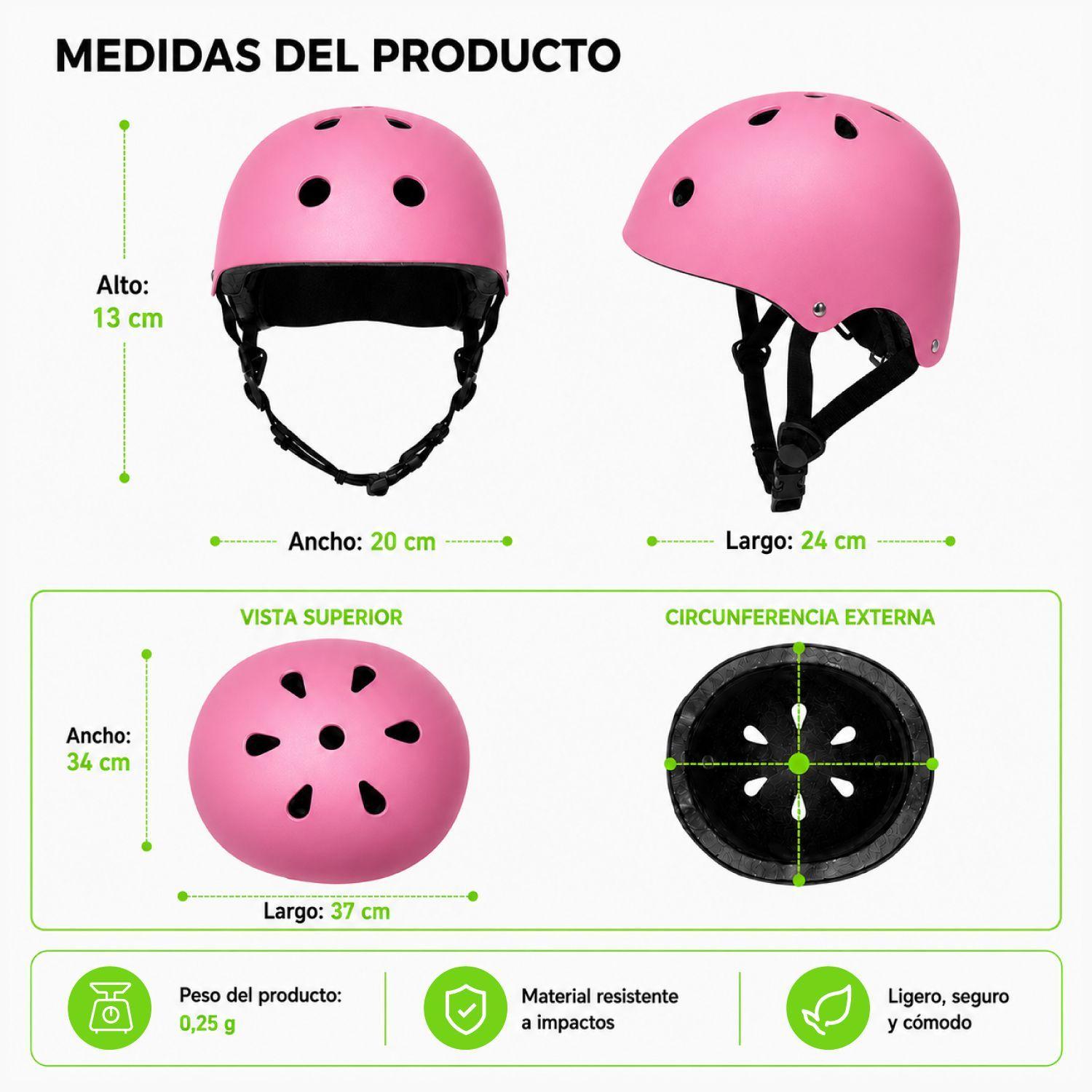 Casco Bicicleta Infantil Ajustable Seguridad-2