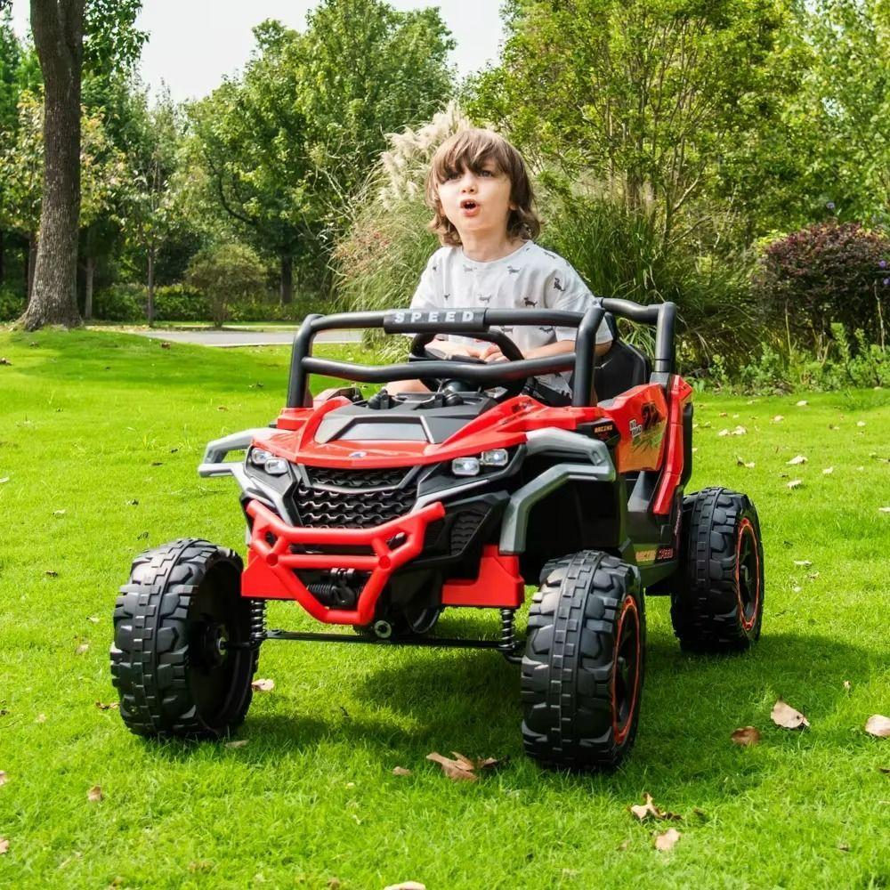 Jeep Eléctrico Niños Todo Terreno  Con Control Luces LED y Sonido-1