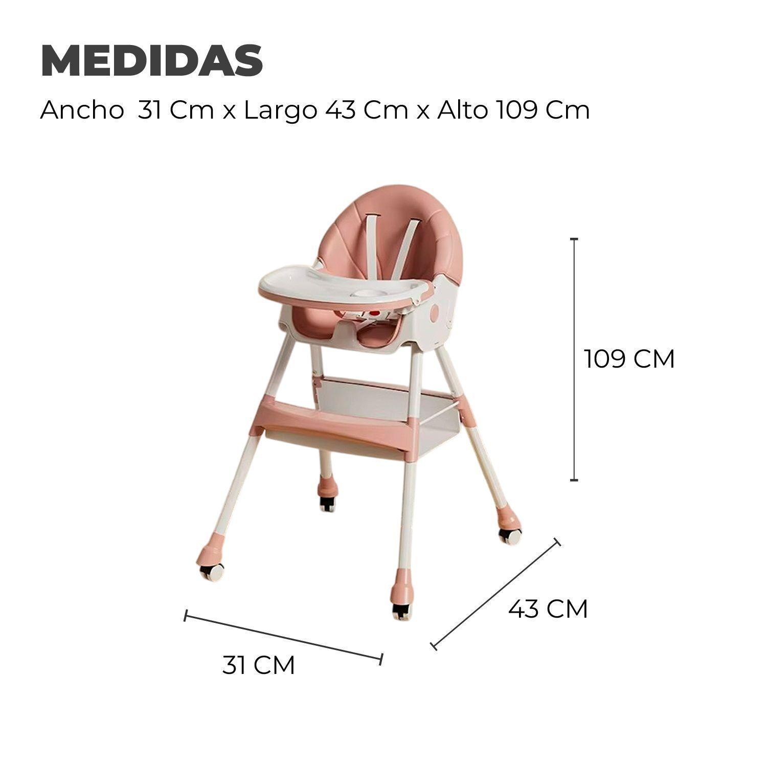 Silla Comer Bebe Doble Altura Safe Baby-1