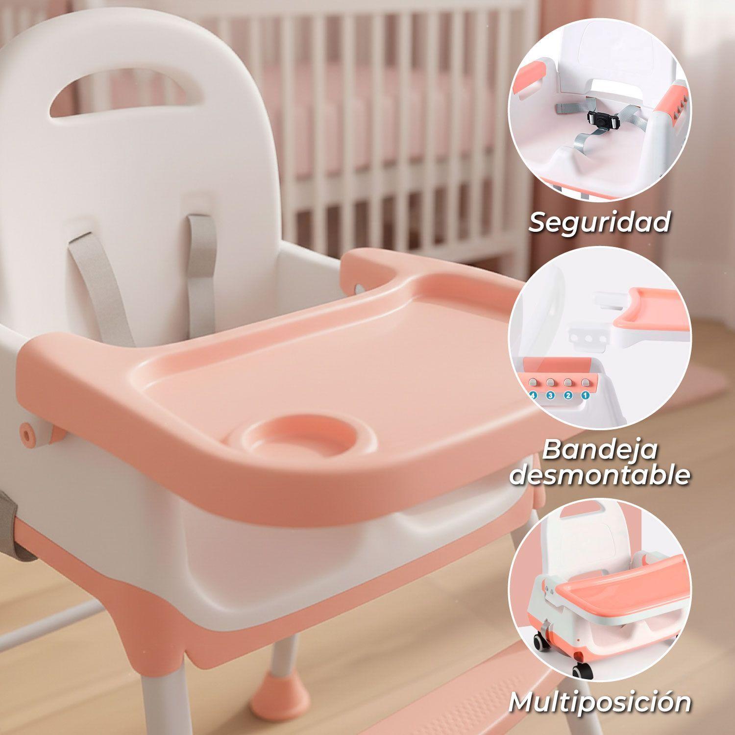 Silla Comer Bebe Altura Regulable Easy Travel -4